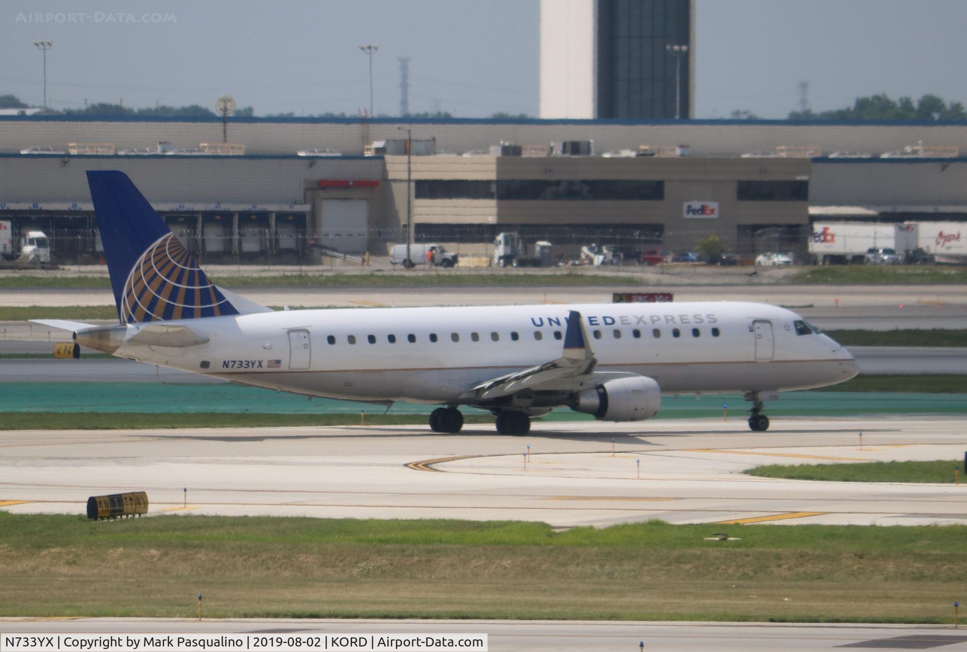 N733YX, 2016 Embraer 175LR (ERJ-170-200LR) C/N 17000539, ERJ-170-200LR