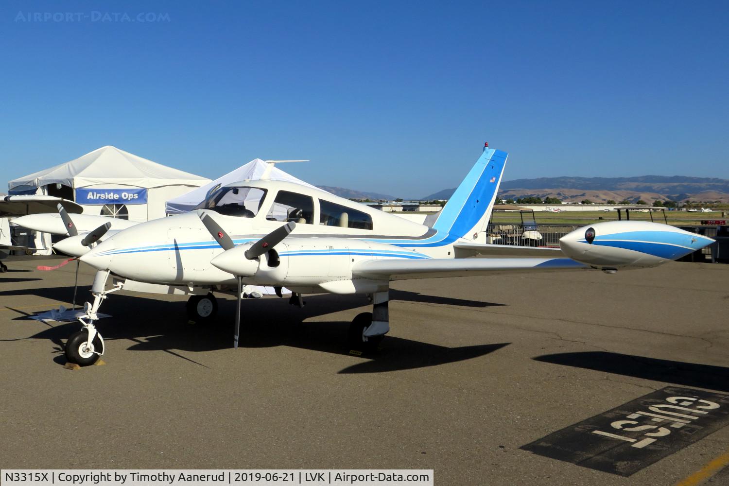 N3315X, 1967 Cessna 310L C/N 310L0165, 1967 Cessna 310L, c/n: 310L0165, 2019 AOPA Livermore Fly-In