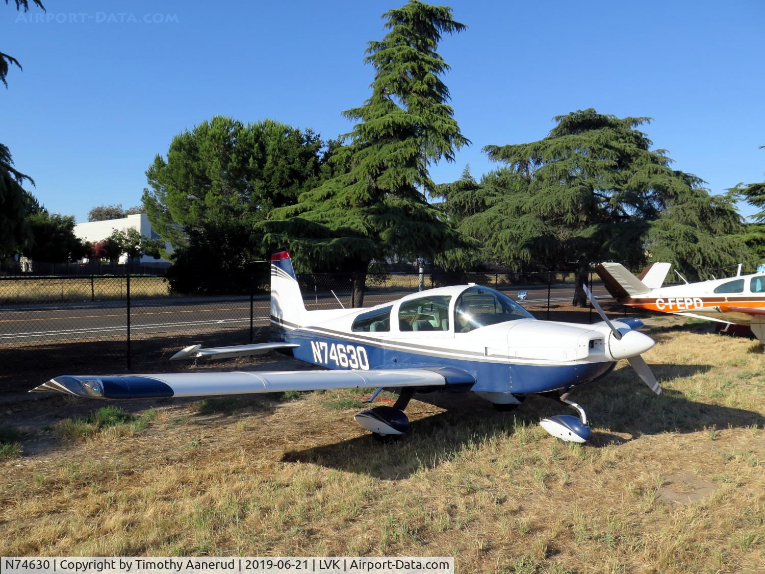 N74630, 1976 Grumman American AA-5B Tiger C/N AA5B-0302, 1976 Grumman American AA-5B, c/n: AA5B-0302, 2019 AOPA Livermore Fly-In