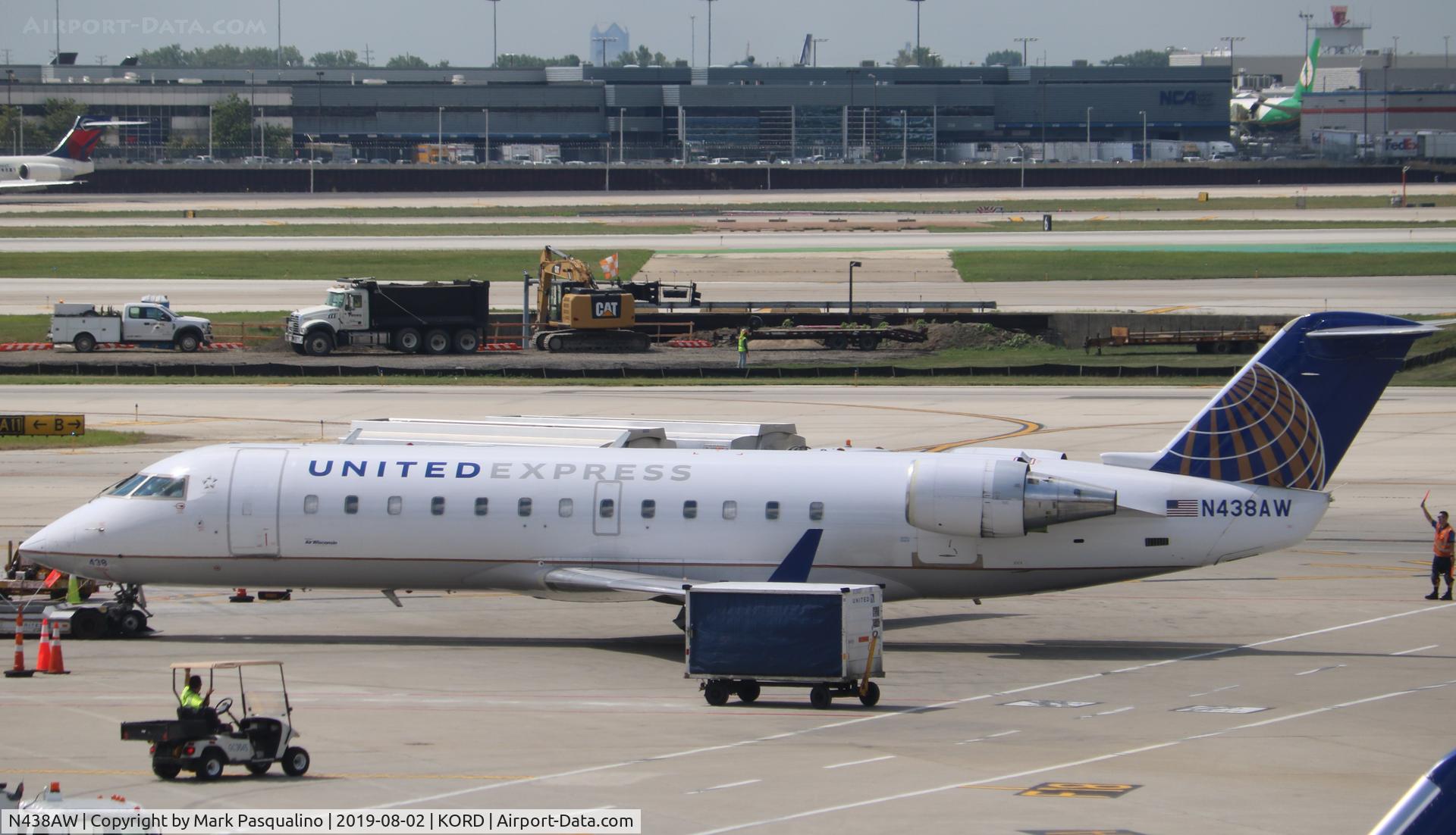 N438AW, 2003 Bombardier CRJ-200LR (CL-600-2B19) C/N 7748, CL-600-2B19
