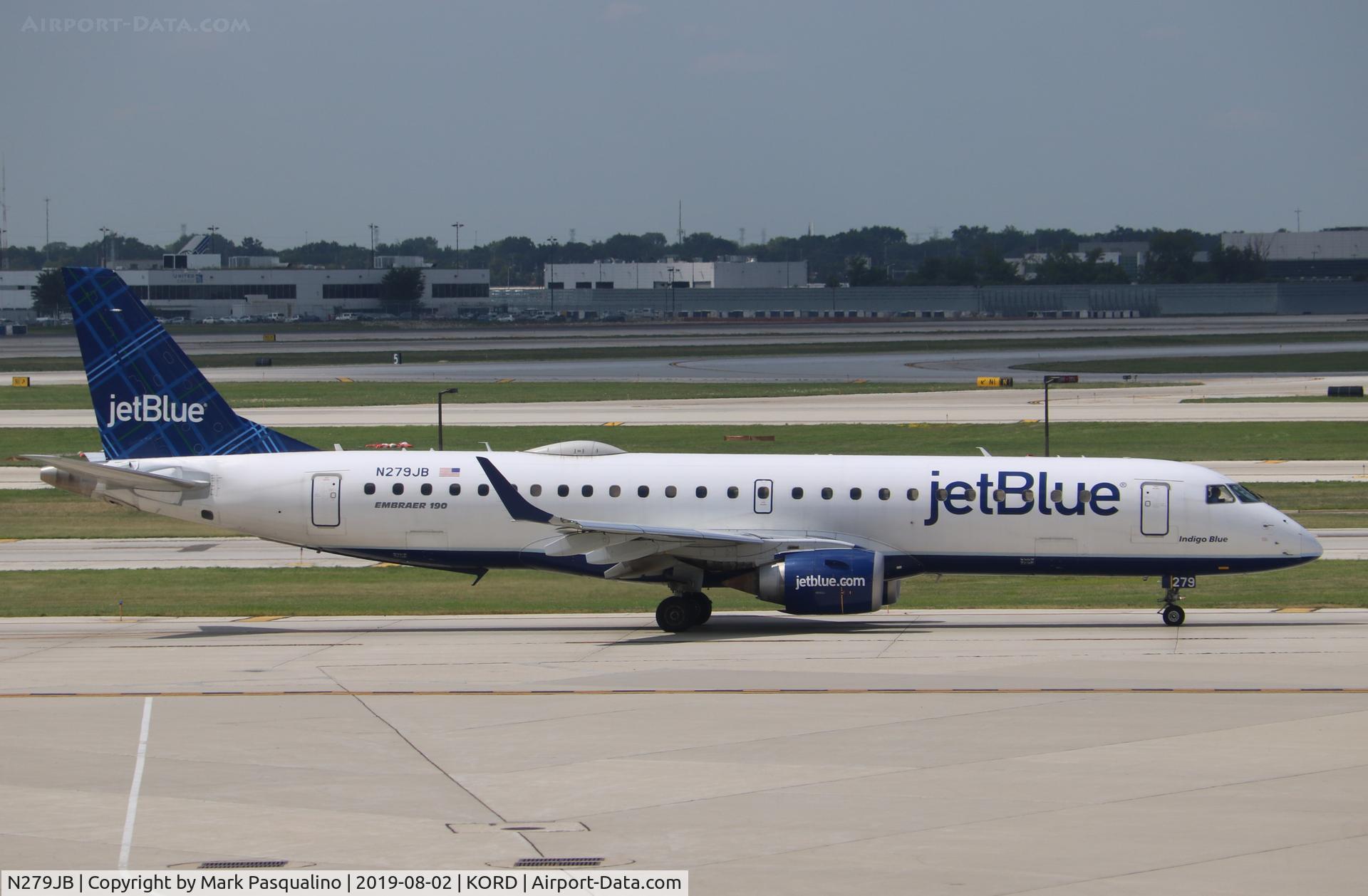 N279JB, 2007 Embraer 190AR (ERJ-190-100IGW) C/N 19000090, ERJ-190-100IGW