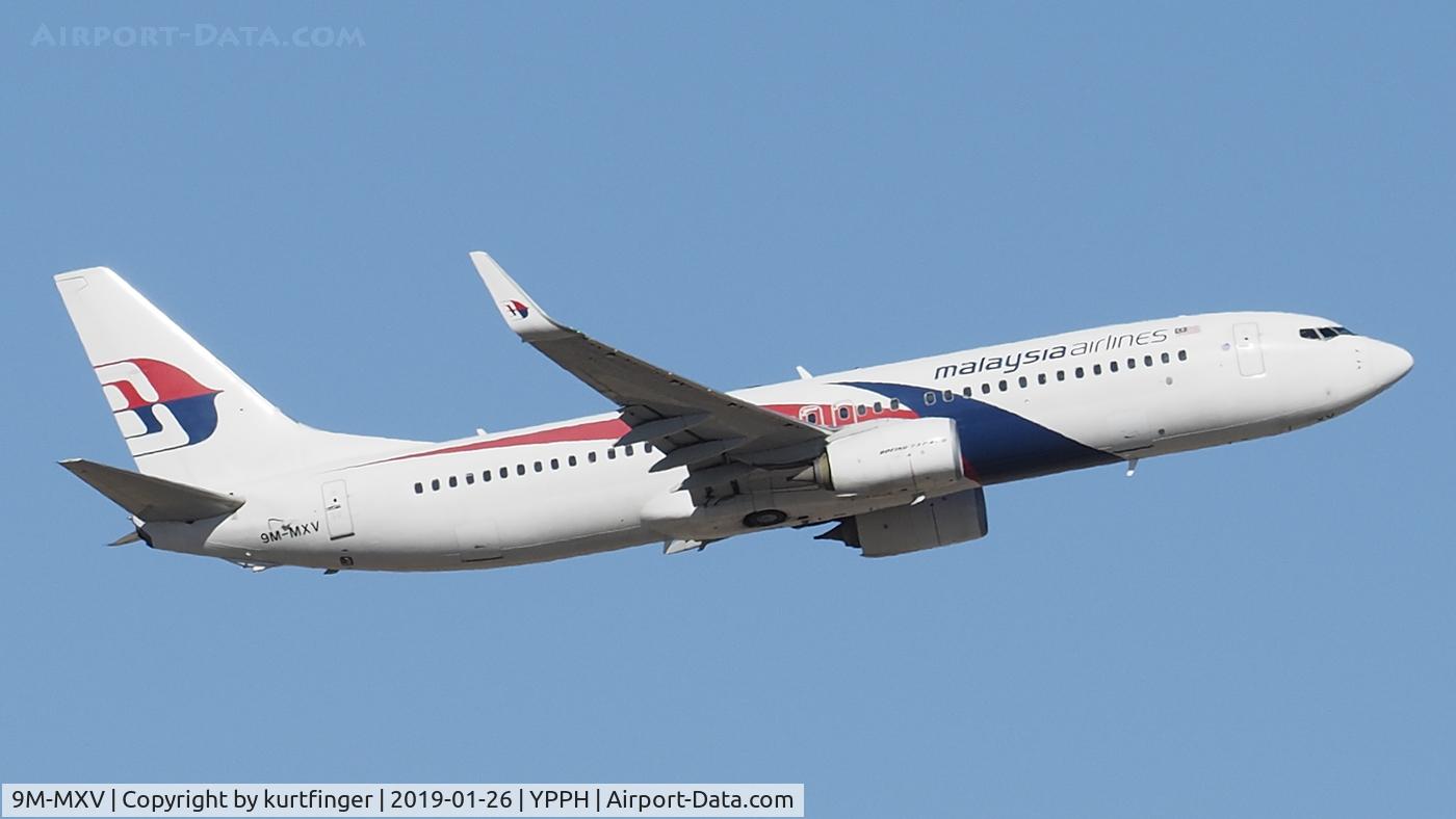 9M-MXV, 2014 Boeing 737-8H6 C/N 40159, Boeing 737-8H6 Malaysia Airlines 9M-MXV rwy 21 260119