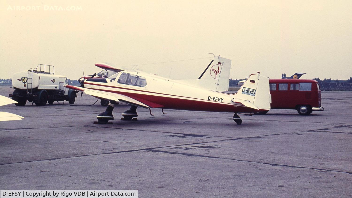 D-EFSY, 1961 Bolkow Bo-207 C/N 216, Germany in early 1970's.