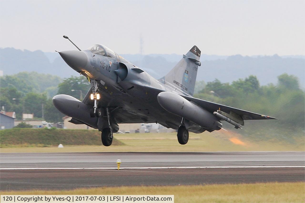 120, Dassault Mirage 2000C C/N 396, Dassault Mirage 2000 C, Take off rwy 29, St Dizier-Robinson Air Base 113 (LFSI) Open day 2017