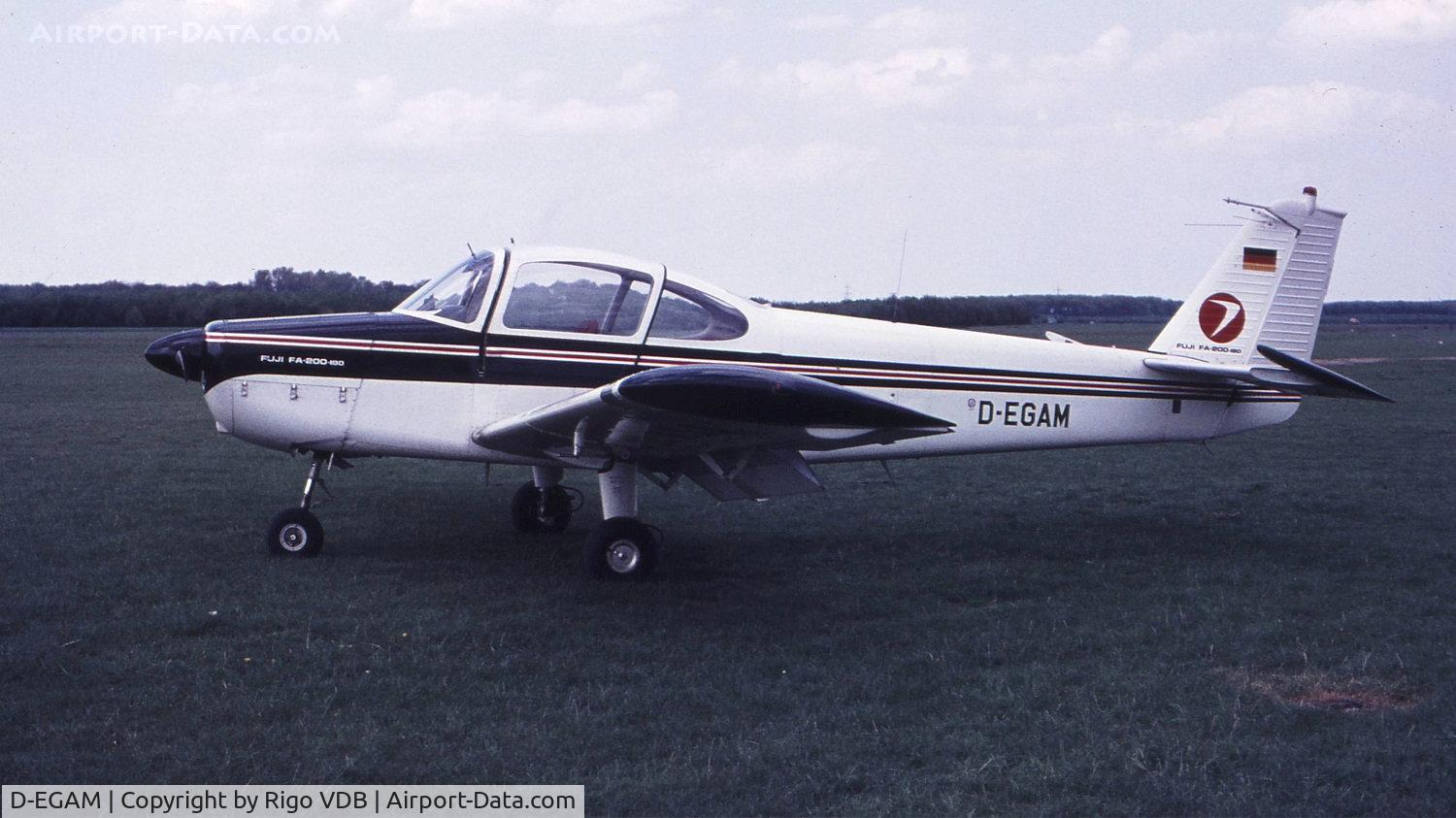 D-EGAM, 1971 Fuji FA-200-180 Aero Subaru C/N 117, Germany in early 1970's.