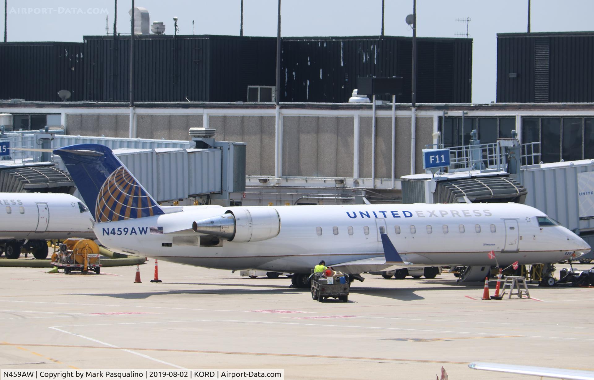 N459AW, 2003 Bombardier CRJ-200LR (CL-600-2B19) C/N 7863, CL-600-2B19