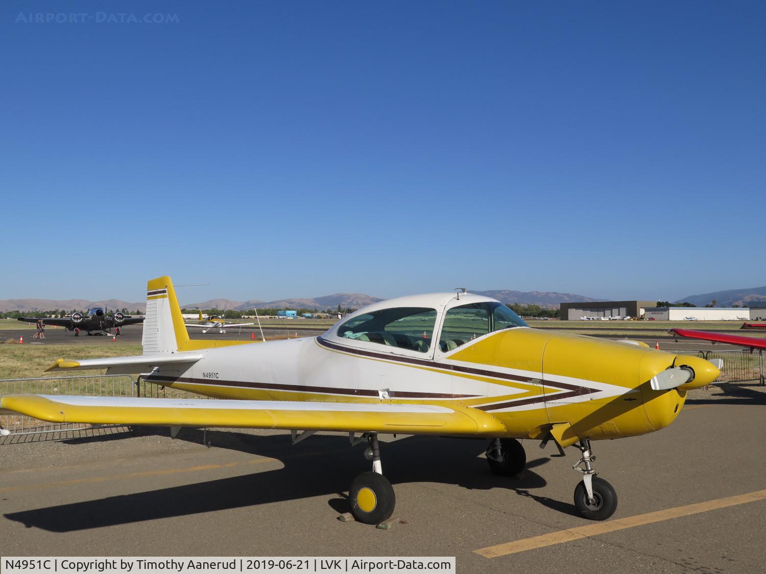 N4951C, 1948 Ryan Navion L-17B C/N NAV-4-1784, 1948 Ryan Navion L-17B, c/n: NAV-4-1784, 2019 AOPA Livermore Fly-In