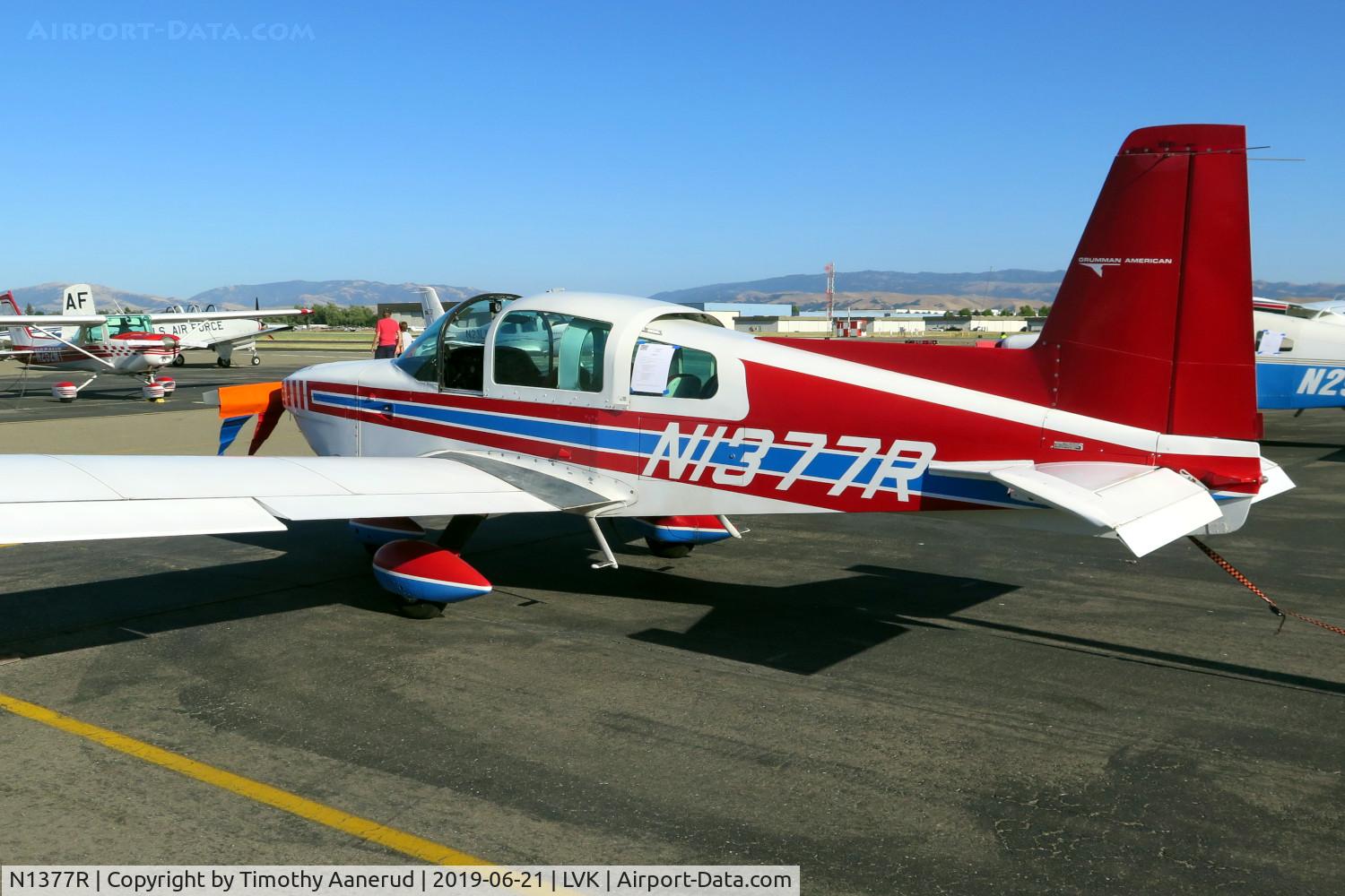 N1377R, 1975 Grumman American AA-5 Traveler C/N AA5-0777, 1975 Grumman American AA-5, c/n: AA5-0777, 2019 AOPA Livermore Fly-In