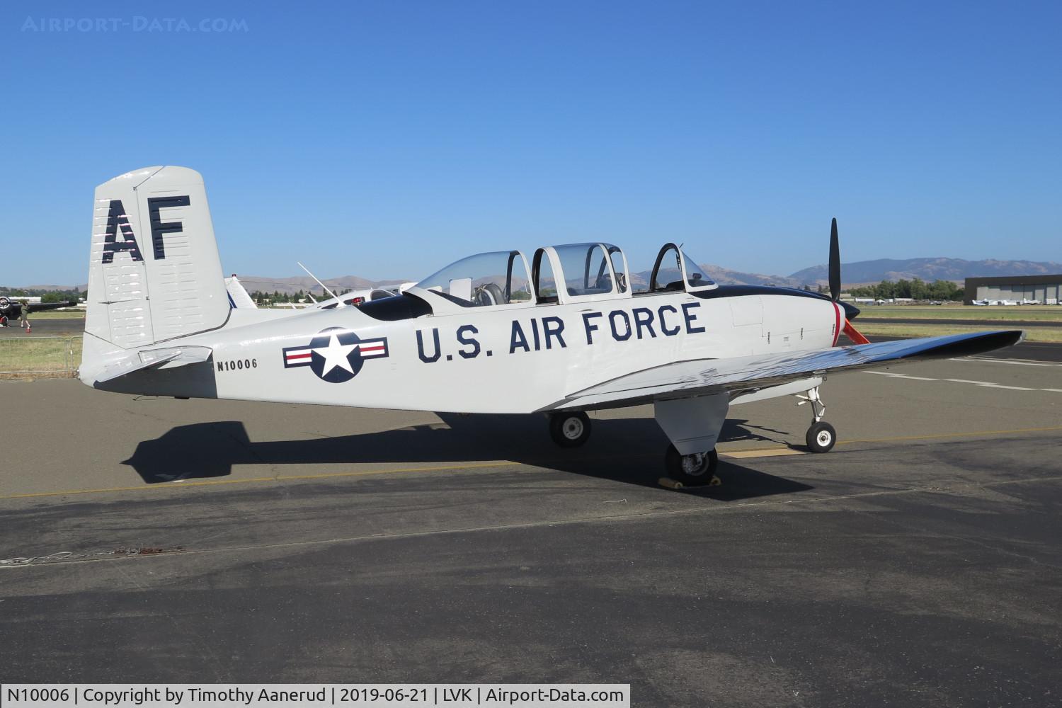 N10006, 1955 Beech D-45 (T-34B) Mentor C/N BG-72, 1955 Beech D-45 (T-34B), c/n: BG-72, 2019 AOPA Livermore Fly-In