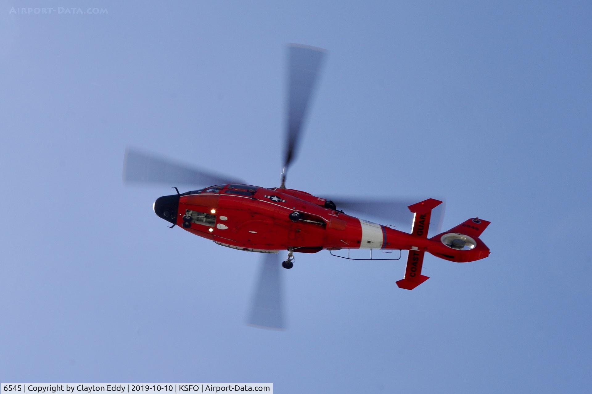 6545, 2004 Aerospatiale MH-65D Dolphin C/N 6198, SFO 2019.