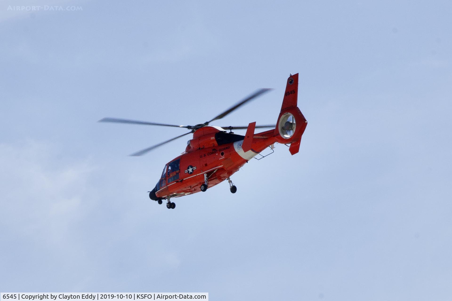 6545, 2004 Aerospatiale MH-65D Dolphin C/N 6198, SFO 2019.