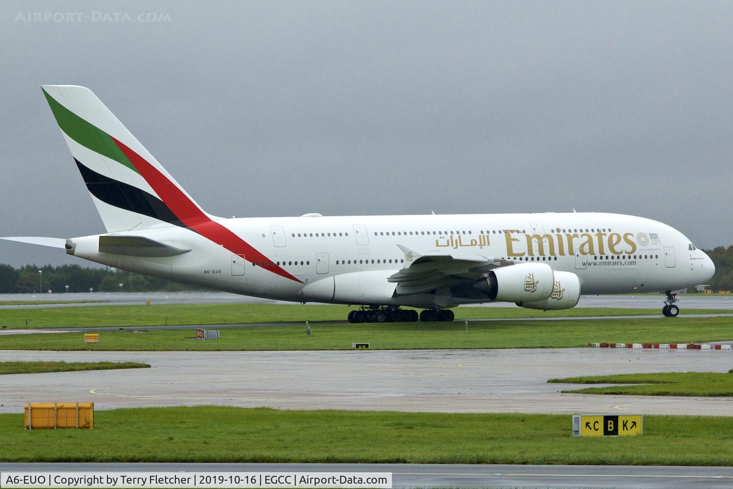 A6-EUO, 2016 Airbus A380-842 C/N 227, At Manchester