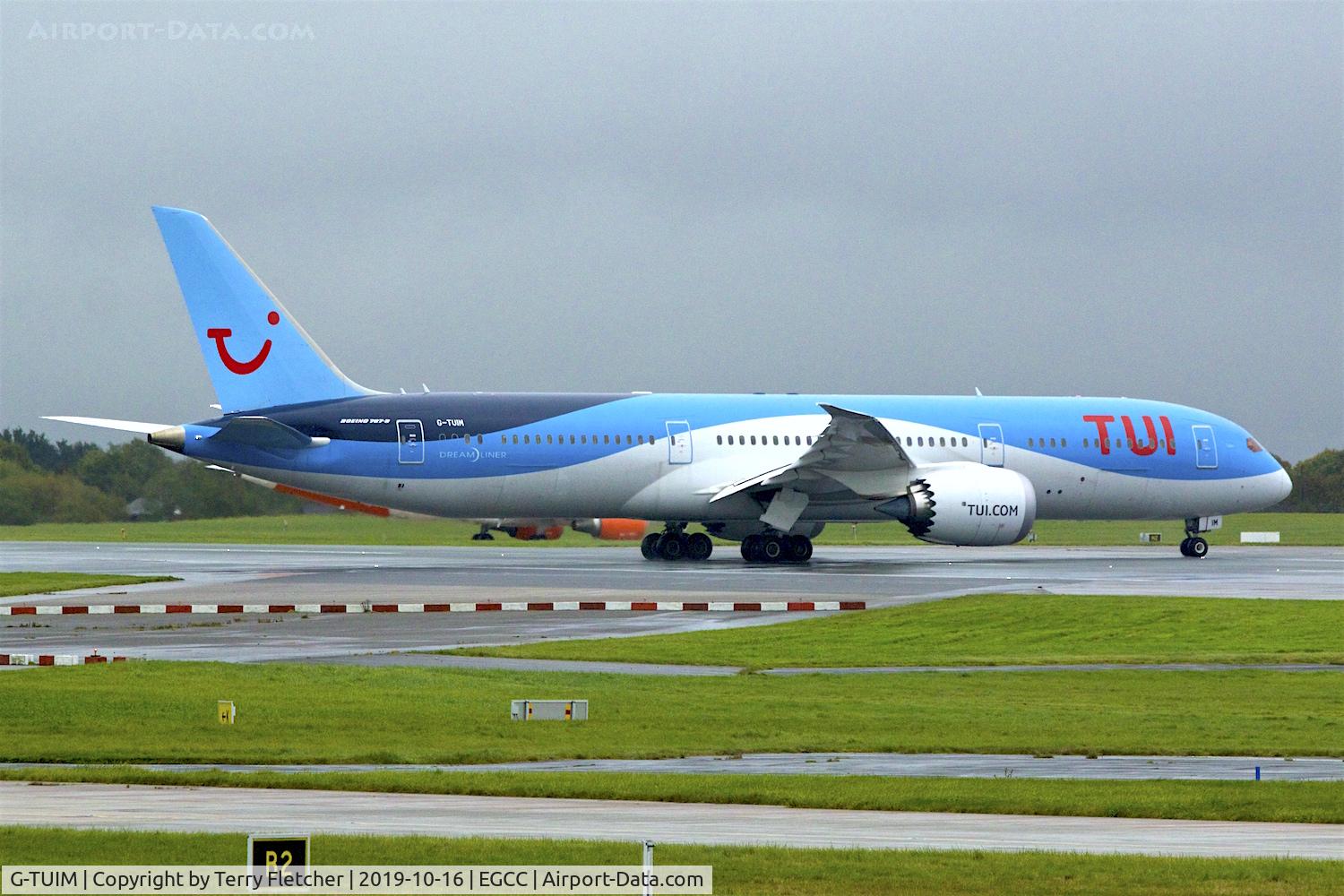 G-TUIM, 2018 Boeing 787-9 Dreamliner C/N 62742, At Manchester