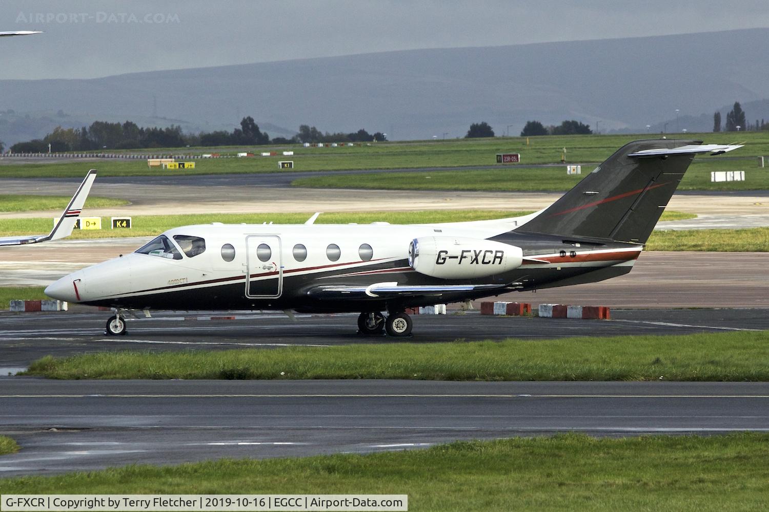 G-FXCR, 2005 Raytheon Beechjet 400A/Nextant N400XT C/N RK-423, At Manchester