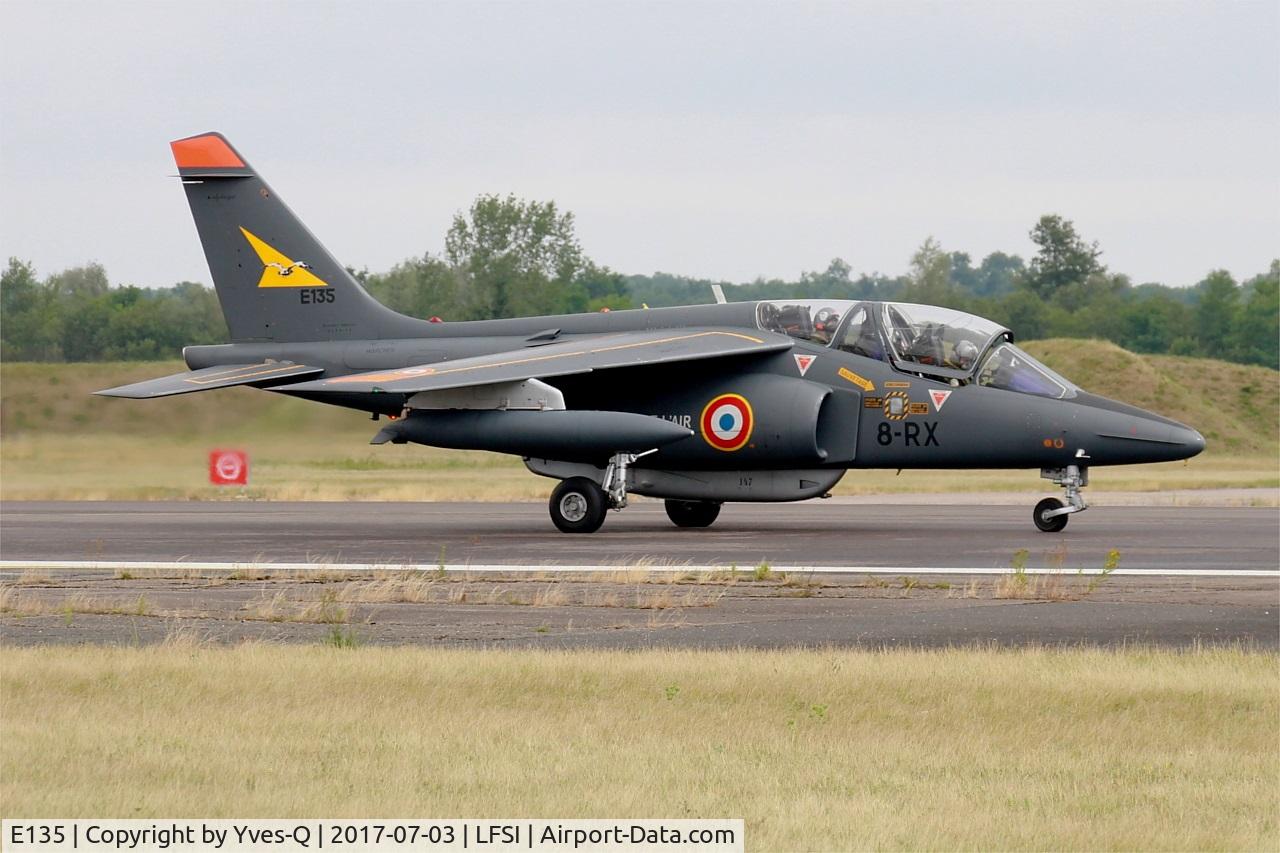 E135, Dassault-Dornier Alpha Jet E C/N E135, Dassault-Dornier Alpha Jet E, Taxiing rwy 29, St Dizier-Robinson Air Base 113 (LFSI) Open day 2017