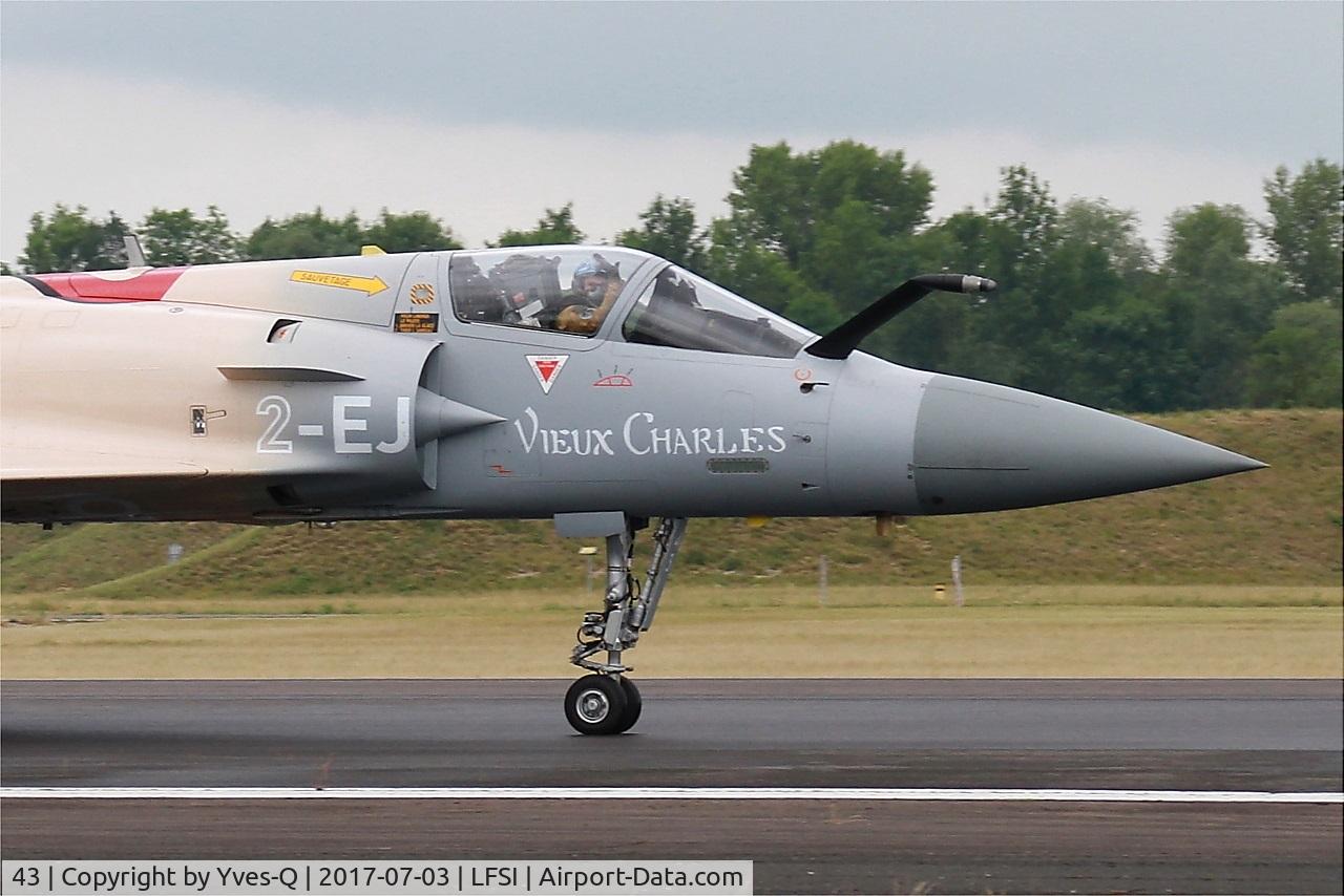 43, Dassault Mirage 2000-5F C/N 43, Dassault Mirage 2000-5F, Taxiing rwy 29, St Dizier-Robinson Air Base 113 (LFSI) Open day 2017