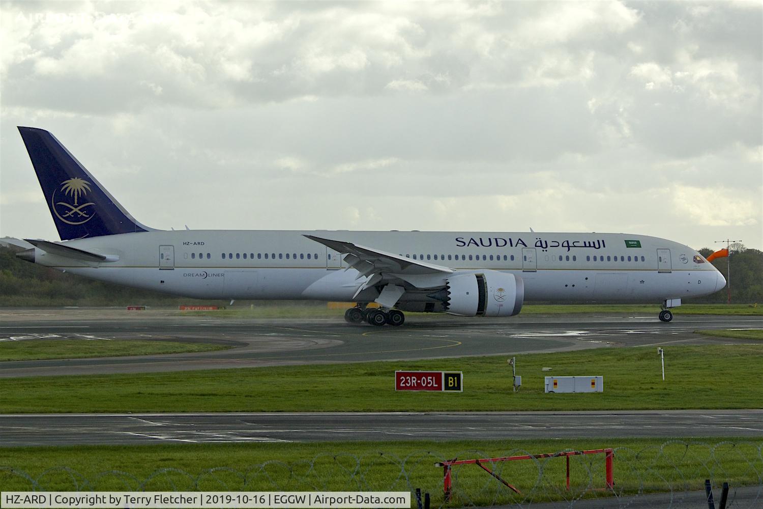 HZ-ARD, 2016 Boeing 787-9 Dreamliner C/N 41547, At Manchester