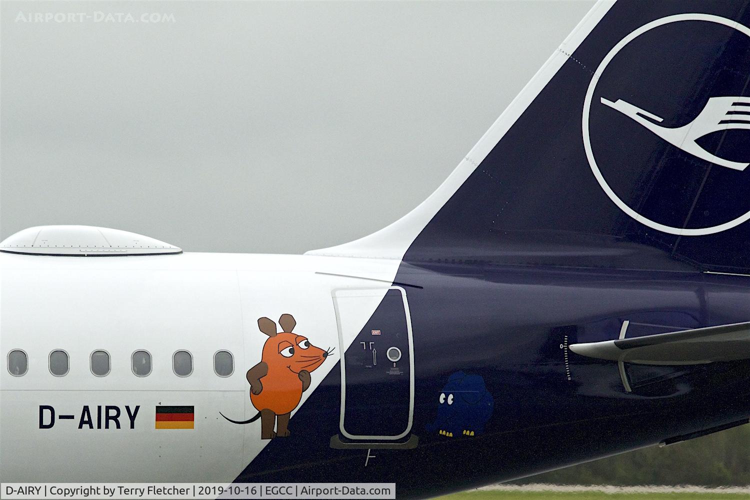 D-AIRY, 1998 Airbus A321-131 C/N 0901, At Manchester