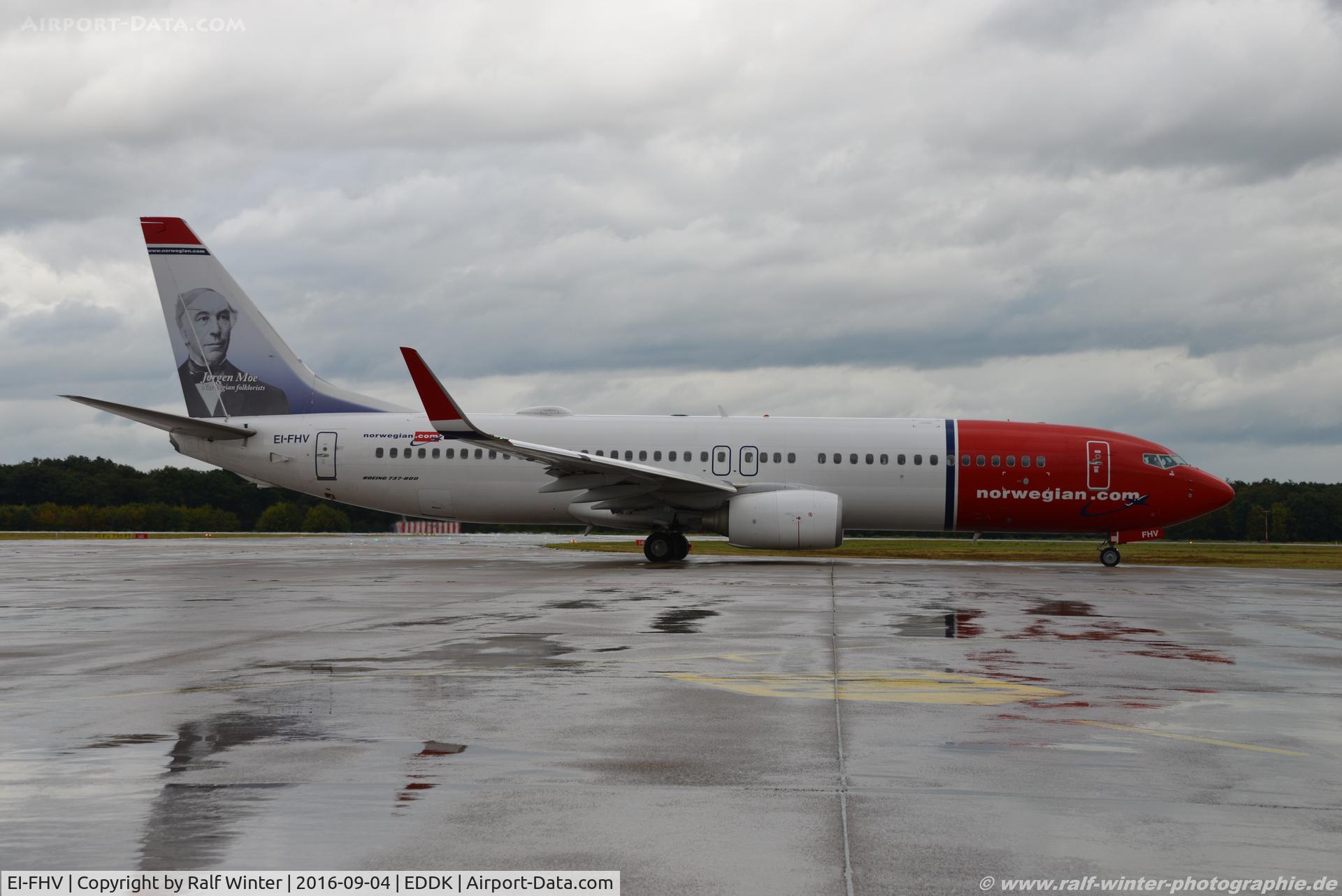 EI-FHV, 2011 Boeing 737-8JP C/N 40870, Boeing 737-8JP(W) - IBK Norwegian Air International 'Jorgen Moe' - 40870 - EI-FHV - 04.09.2016 - CGN