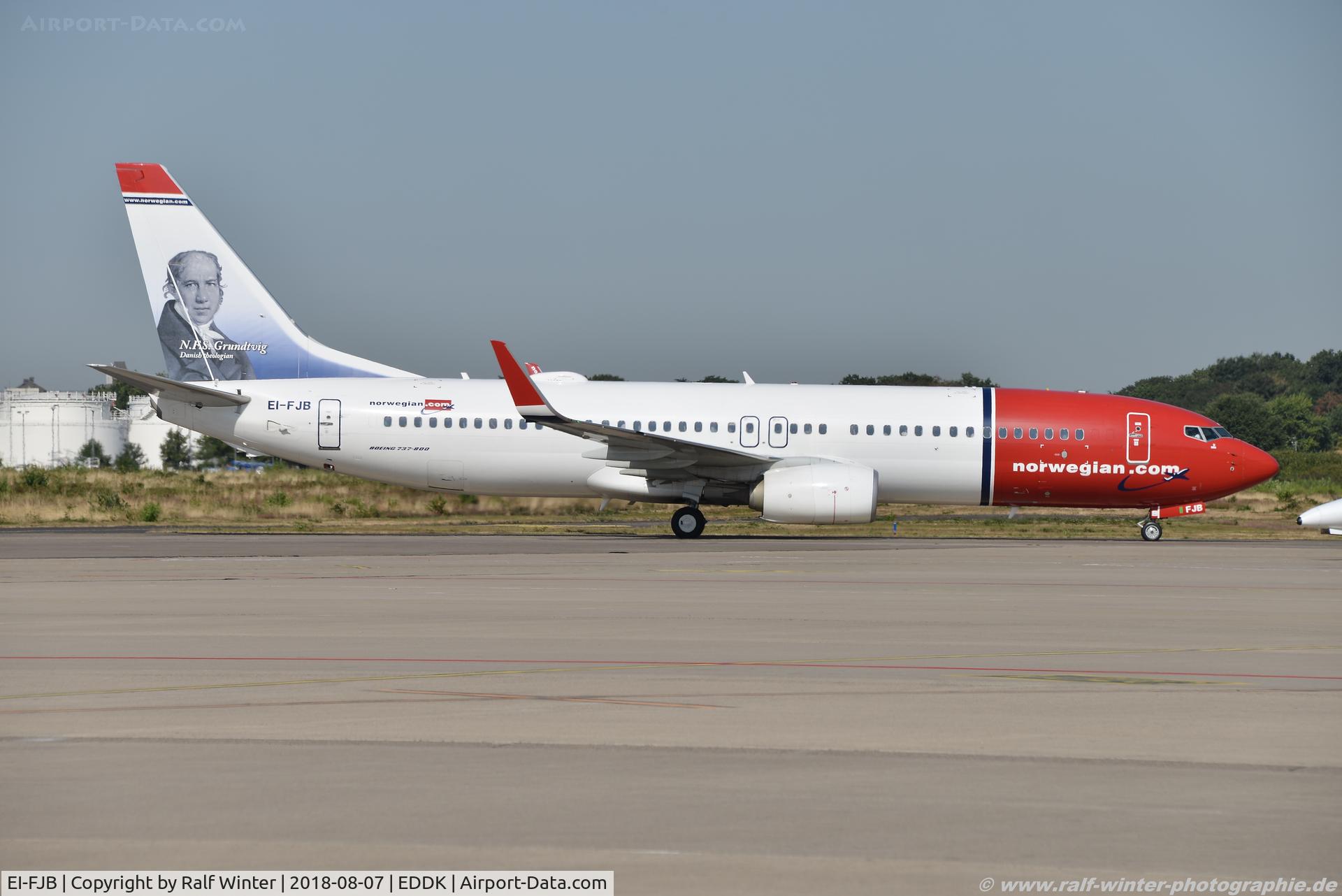 EI-FJB, 2015 Boeing 737-8JP C/N 42081, Boeing 737-8JP(W) - IBK Norwegian Air International 'N.F.S. Gruntvig' - 42081 - EI-FJB - 07.08.2018 - CGN