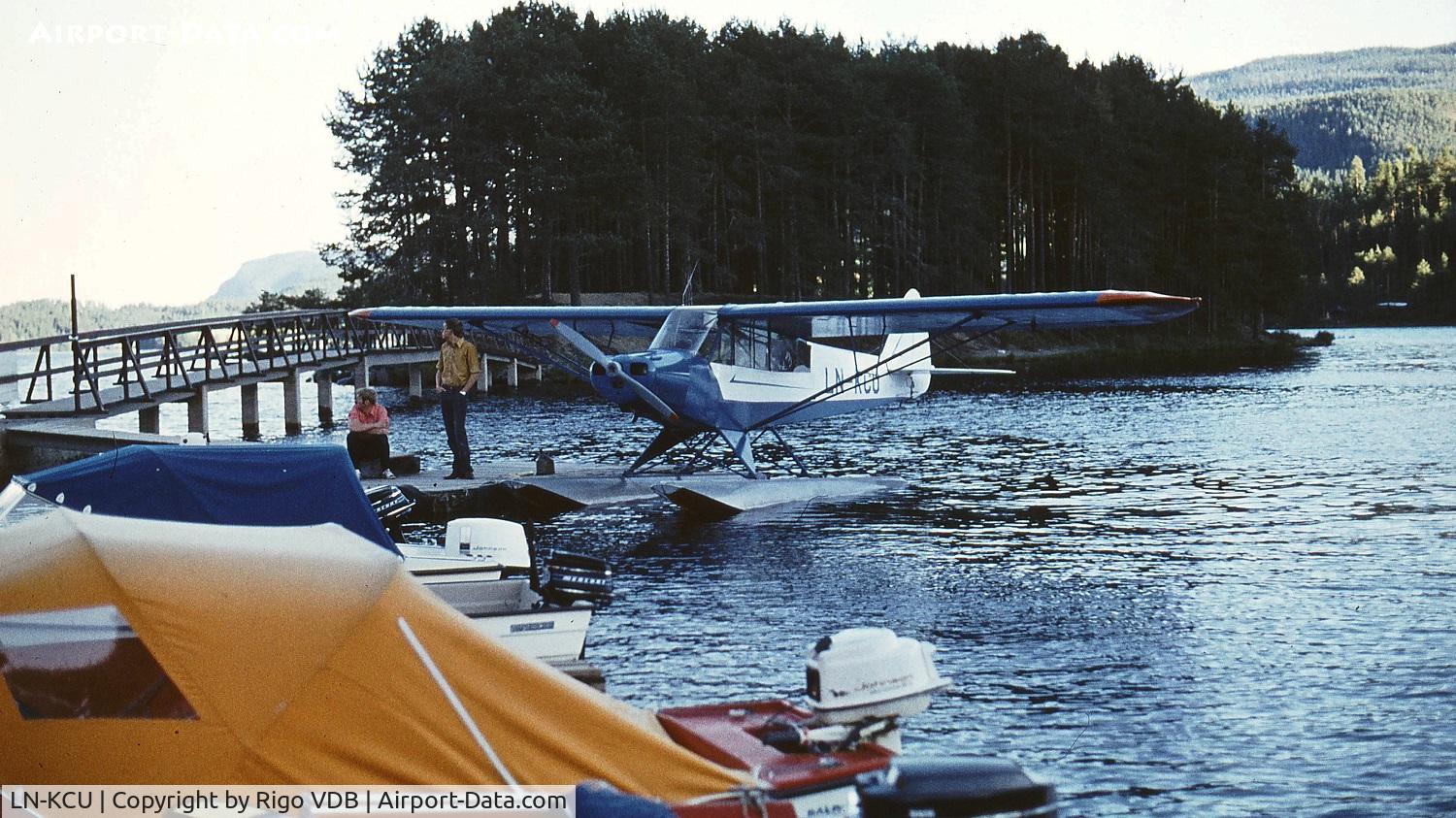 LN-KCU, 1952 Piper L-18C Super Cub (PA-18-95) C/N 18-2053, Norway in 1972.  Ex 52-2453, KLu  R-68.