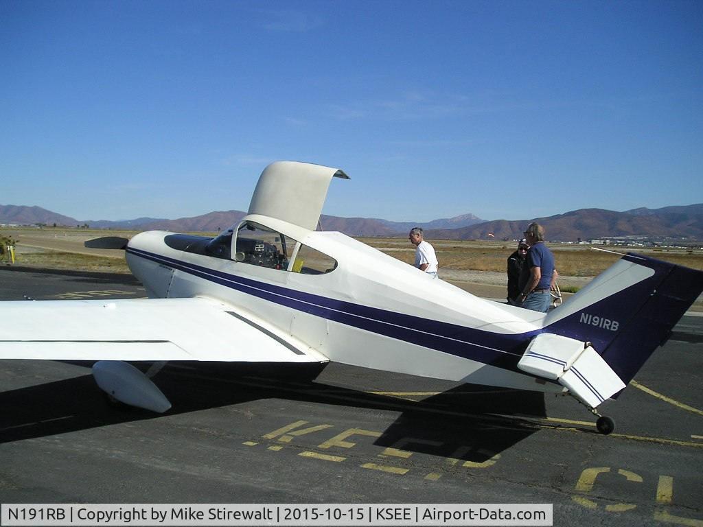 N191RB, 1974 Cavalier SA102 C/N 001, Very nice flying airplane.  Franklin O-235