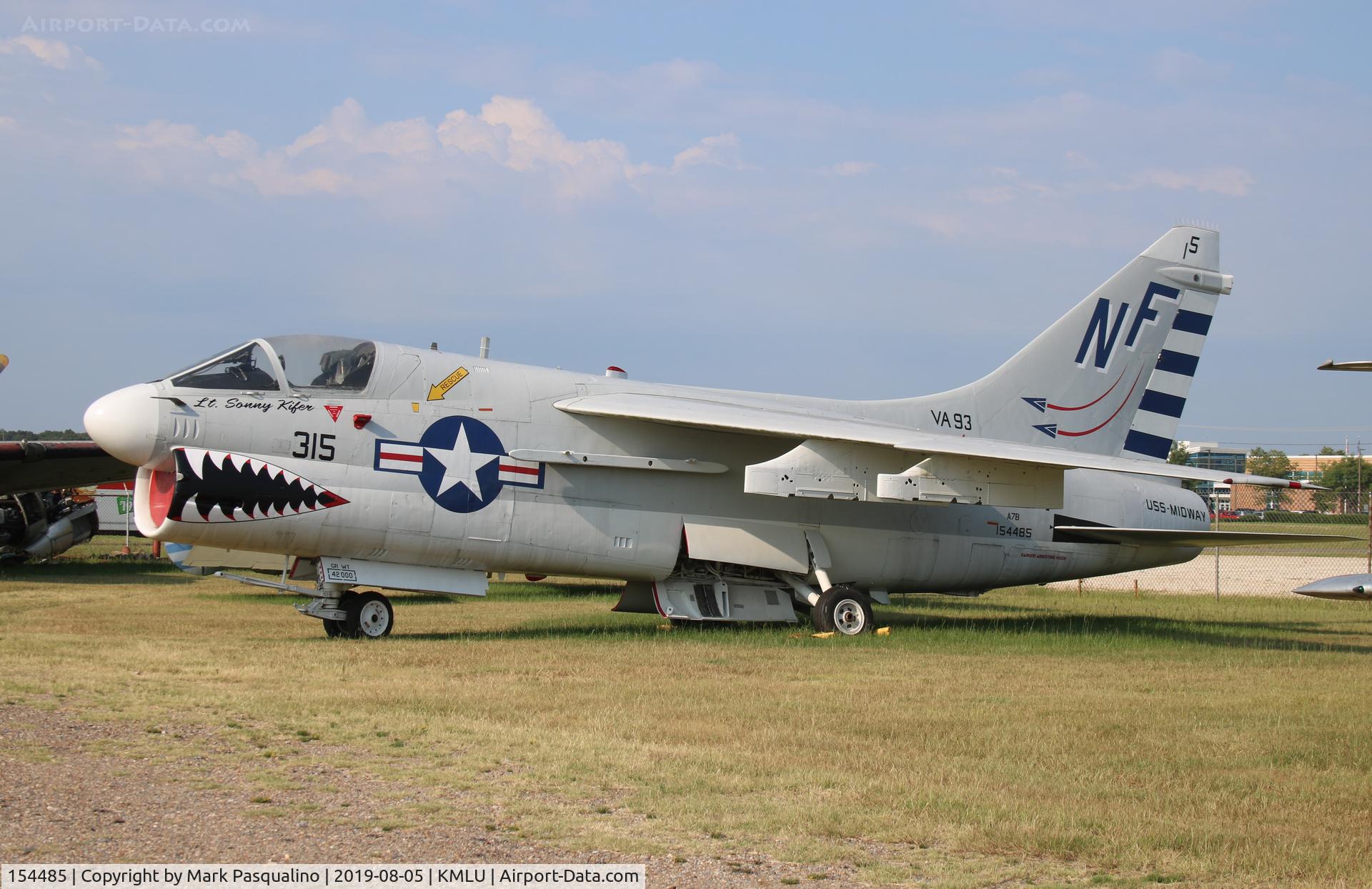 154485, LTV A-7B Corsair II C/N B-125, LTV A-7B Corsair II