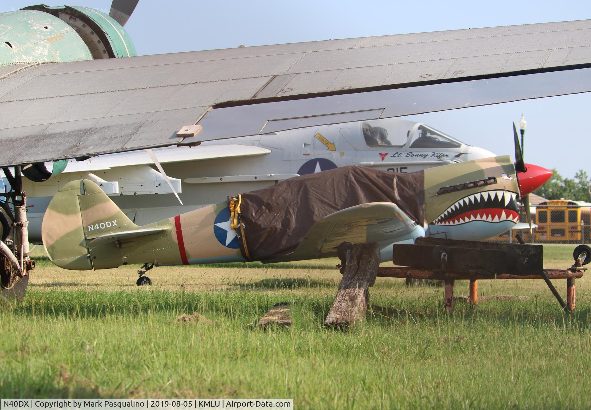 N40DX, 1992 Curtiss P-40 Kittyhawk Replica C/N 001, Curtiss P-40 Replica