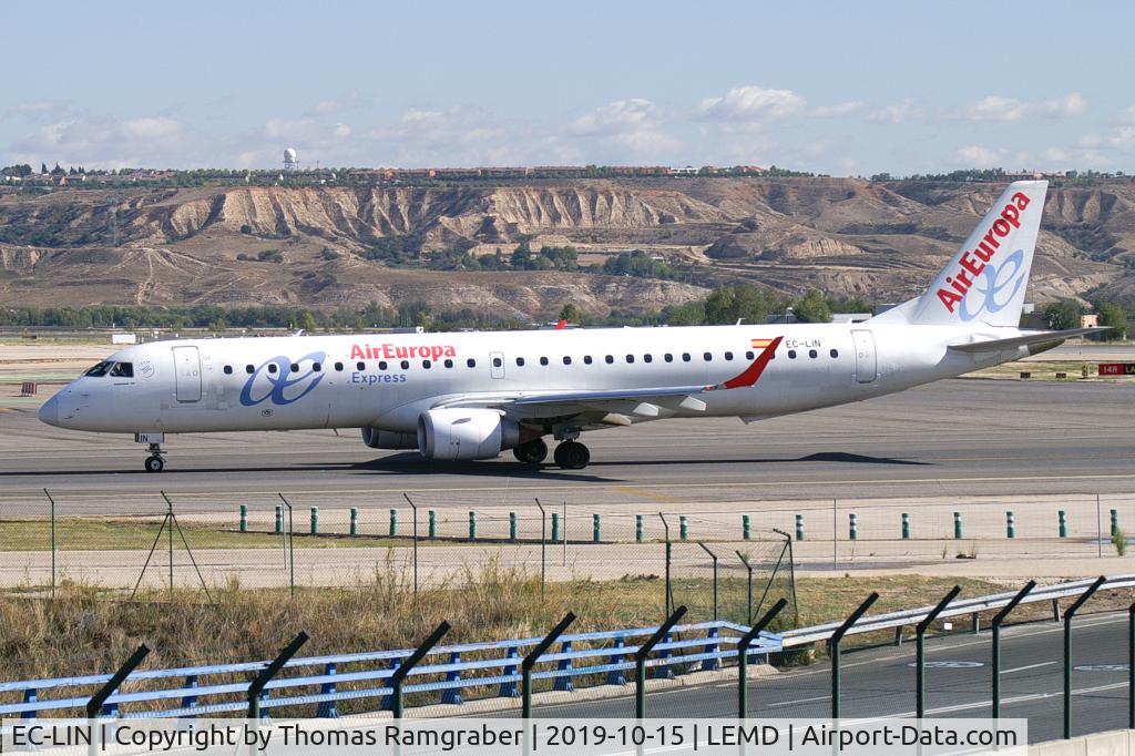 EC-LIN, 2010 Embraer 195LR (ERJ-190-200LR) C/N 19000401, Air Europa Embraer 195