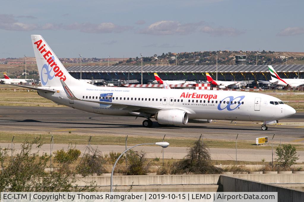 EC-LTM, 2012 Boeing 737-85P C/N 36591, Air Europa Boeing 737-800
