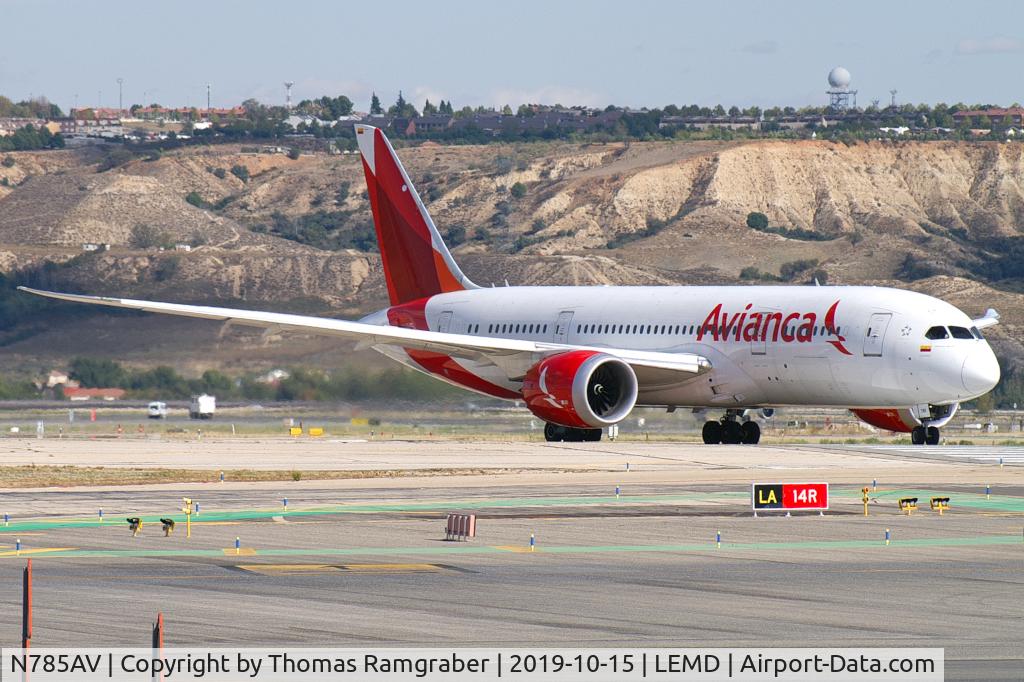 N785AV, 2015 Boeing 787-8 Dreamliner Dreamliner C/N 37507, Avianca Boeing 787-8 Dreamliner