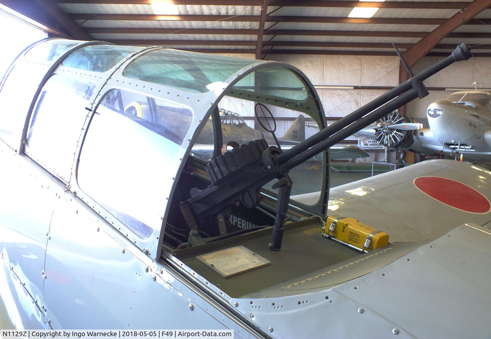 N1129Z, 1965 Fairchild Funk M-62C F-23A C/N 6, Funk F-23A, converted to represent a Mitsubishi Ki-51 SONJA, at the Texas Air Museum Caprock Chapter, Slaton TX
