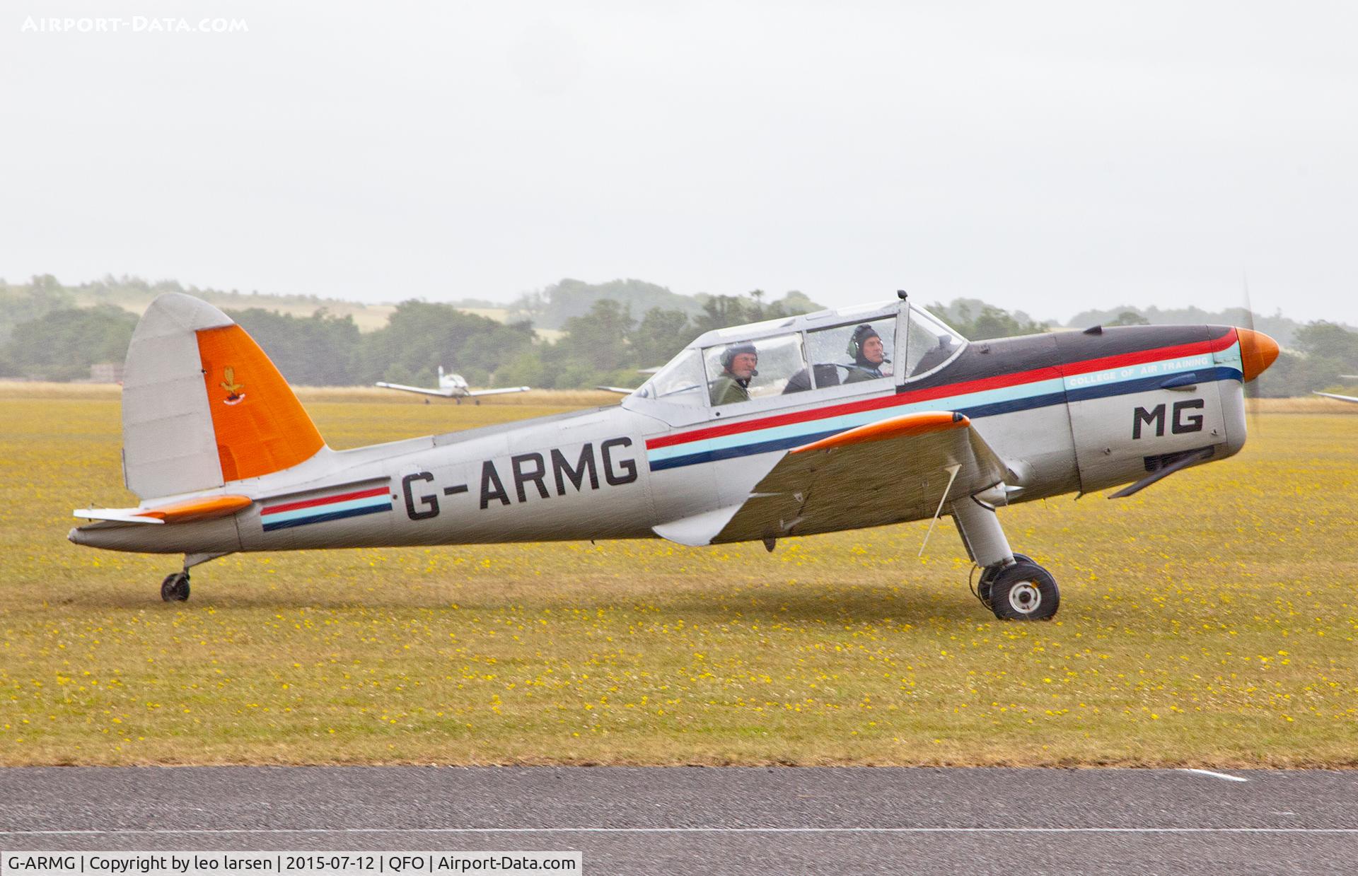 G-ARMG, 1952 De Havilland DHC-1 Chipmunk T.10 C/N C1/0575, Duxford 12.7.2015