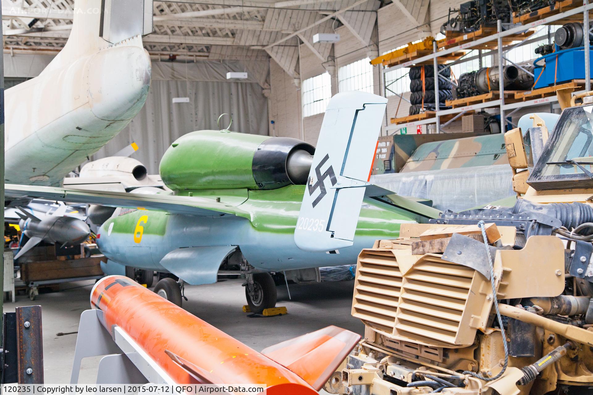 120235, Heinkel He-162A-1 Volksjager C/N 120235, Duxford 12.7.2015