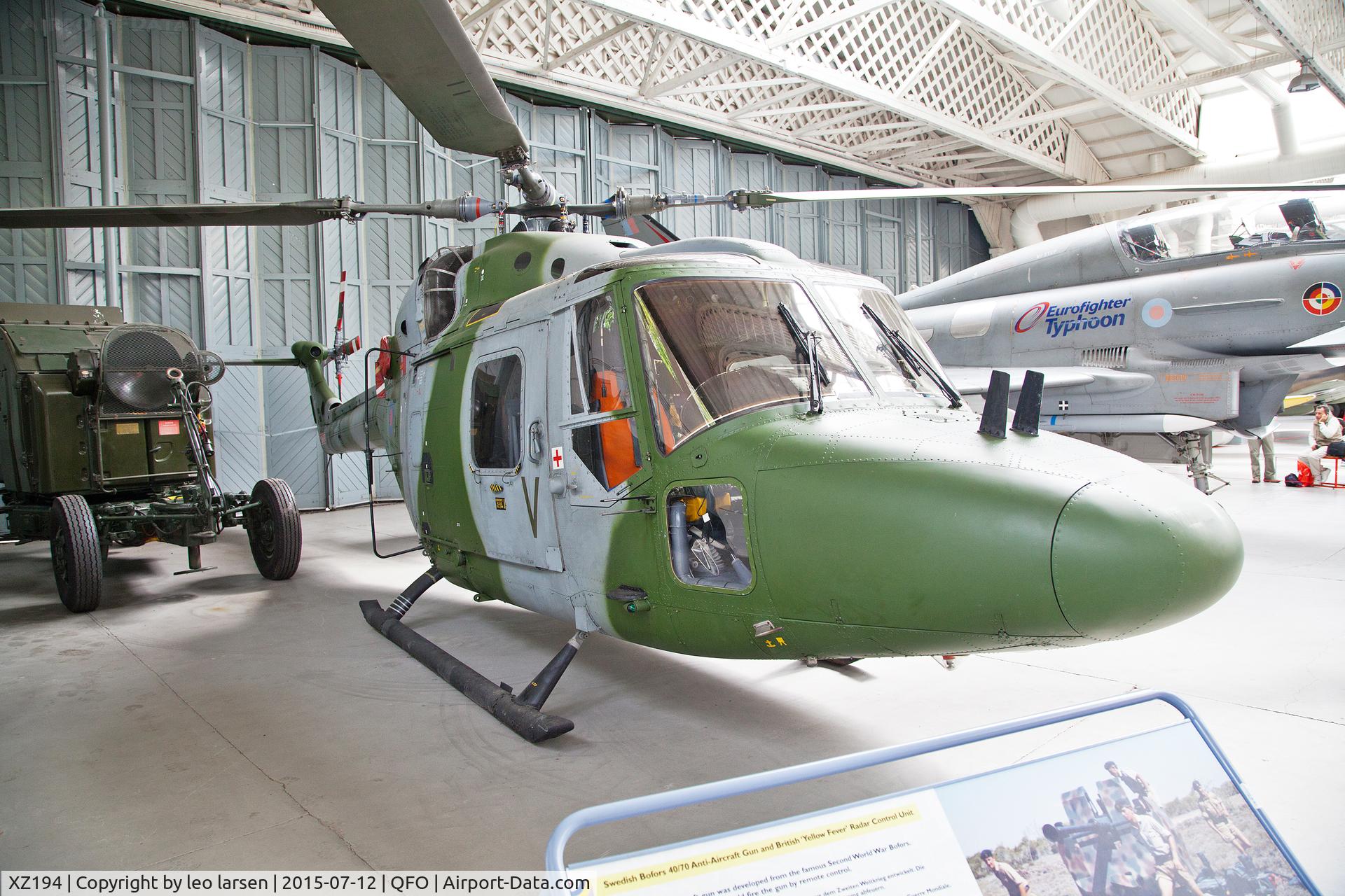 XZ194, 1978 Westland Lynx AH.7 C/N 096, Duxford 12.7.2015