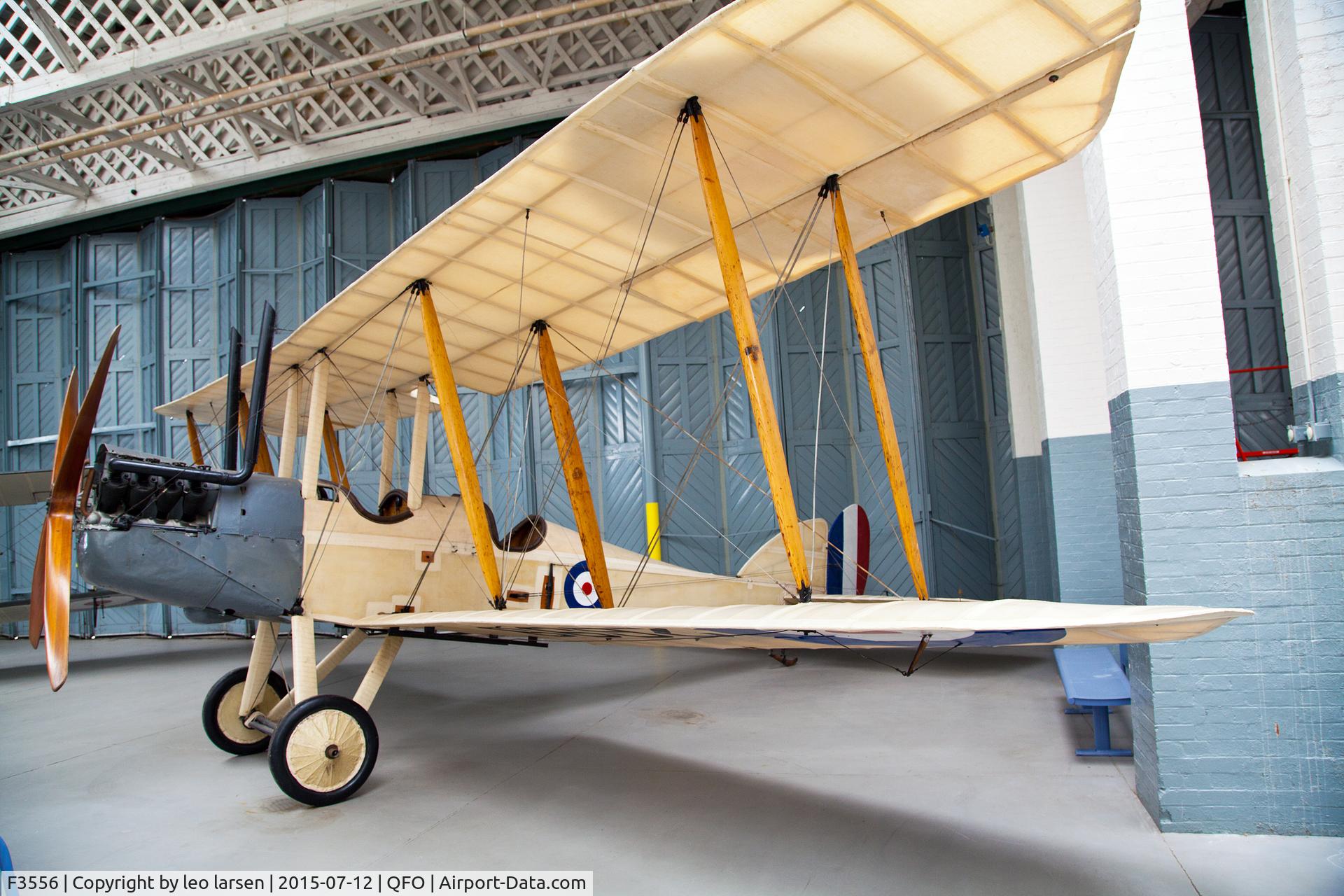 F3556, 1918 Royal Aircraft Factory RE-8 C/N Not found F3556, Duxford 12.7.2015