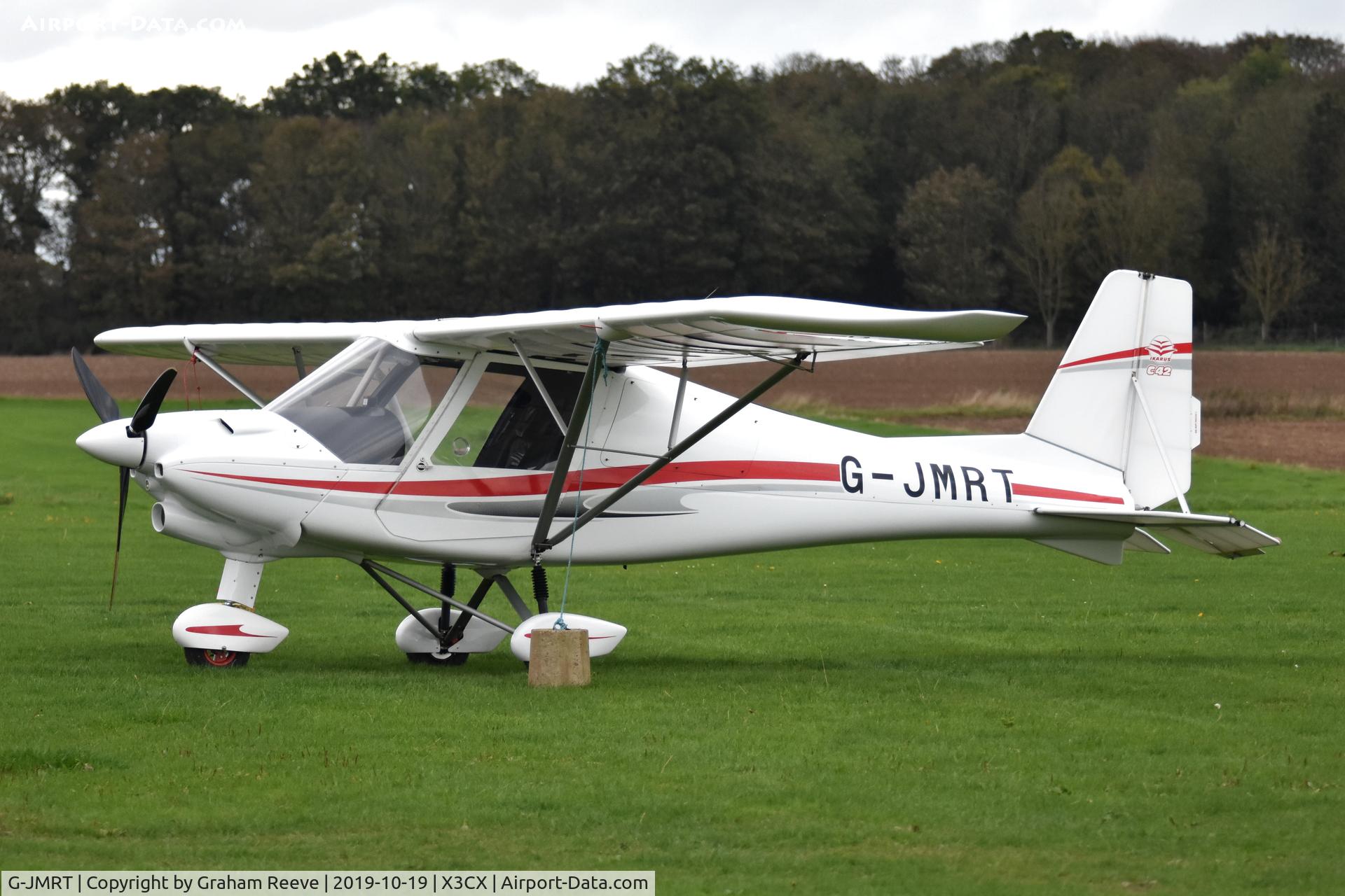 G-JMRT, 2017 Comco Ikarus C42 FB80 Bravo C/N 1705-7502, Parked at Northrepps.