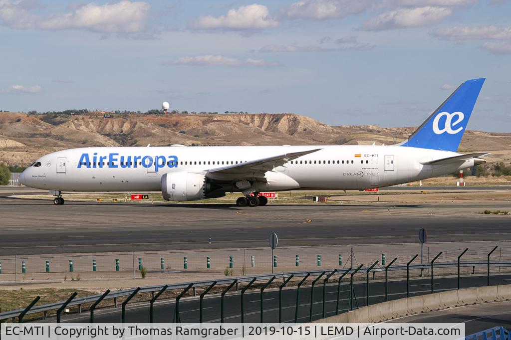 EC-MTI, 2018 Boeing 787-9 Dreamliner Dreamliner C/N 62169, Air Europa Boeing 787-9 Dreamliner