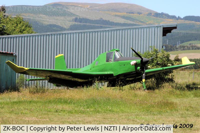 ZK-BOC, 1986 Zlin Z-37T Agro-Turbo C/N 008, Flying Ag Company Ltd., Alexandra.
Not operated due lack of logbooks.