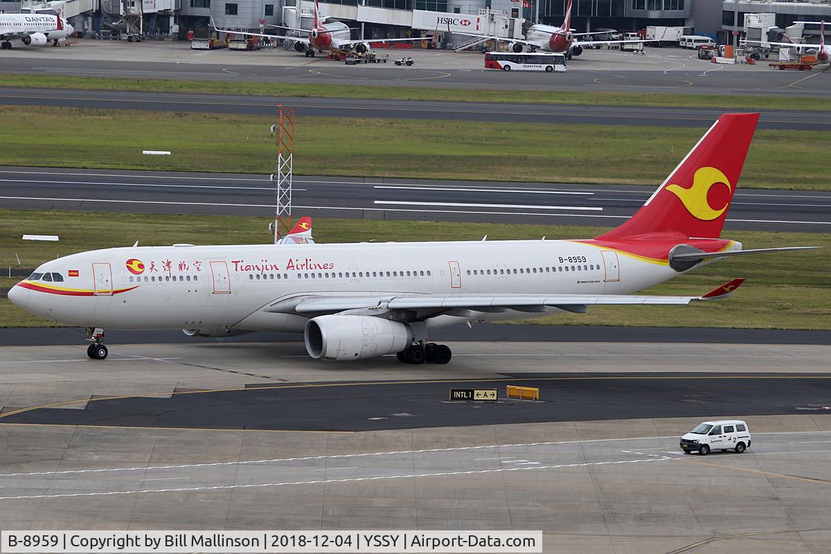 B-8959, 2017 Airbus A330-243 C/N 1773, Taxiing to 16R