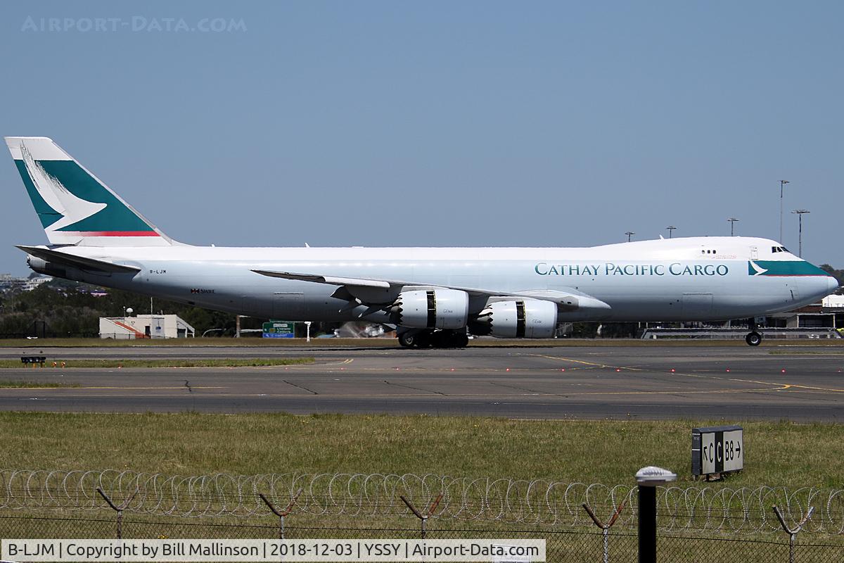 B-LJM, 2013 Boeing 747-867F/SCD C/N 43825, in from HKG