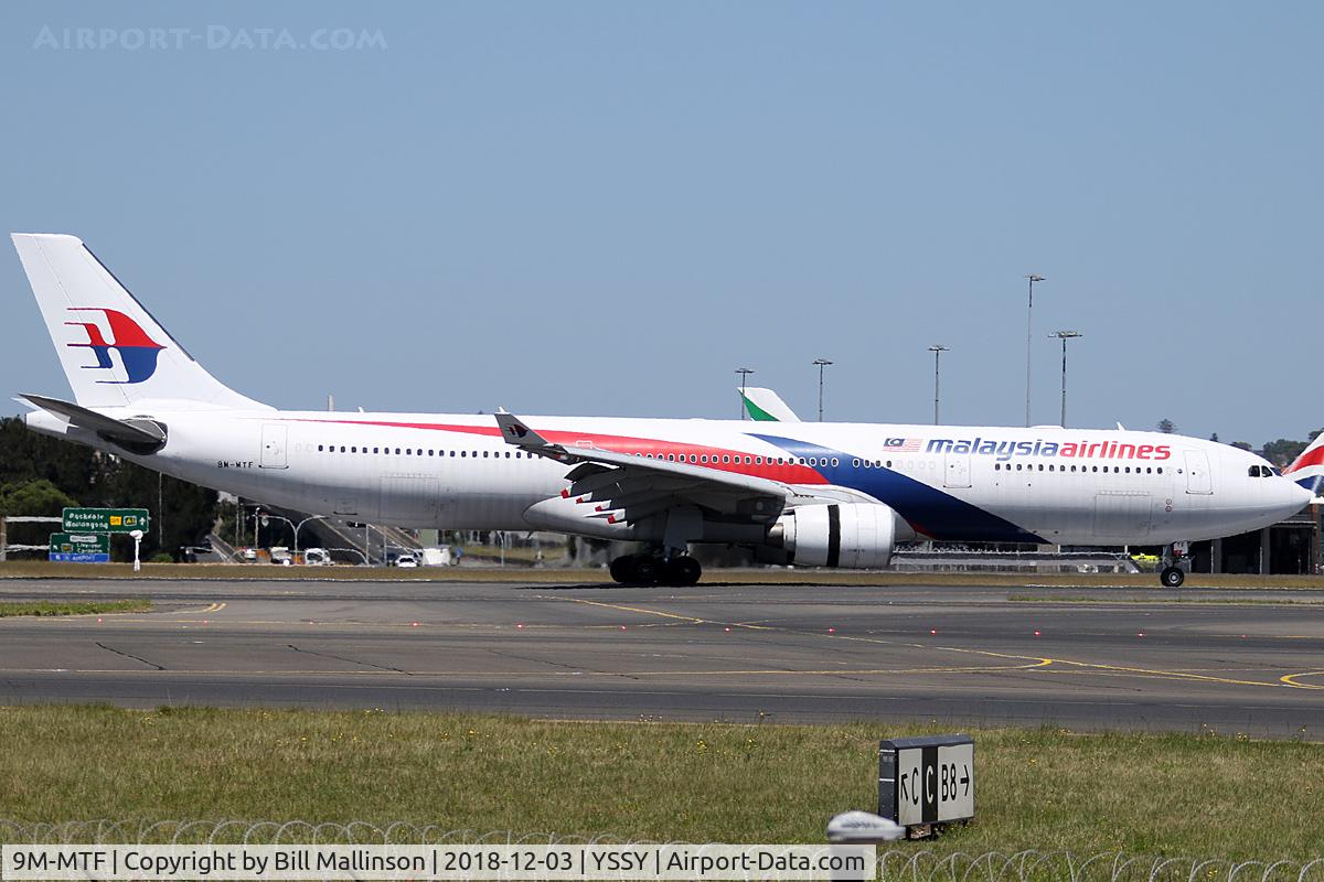 9M-MTF, 2012 Airbus A330-323X C/N 1281, taxi from 34L