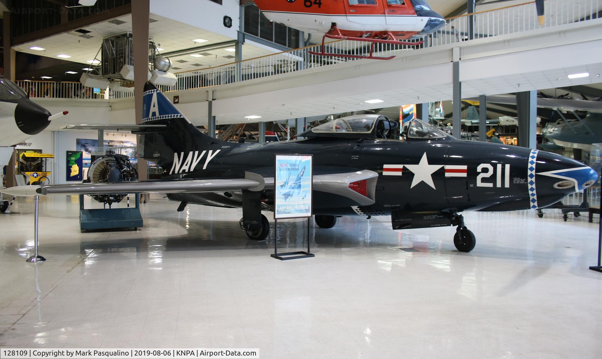 128109, 1952 Grumman F9F-6 Cougar C/N Not found 128109, Grumman F9F-6