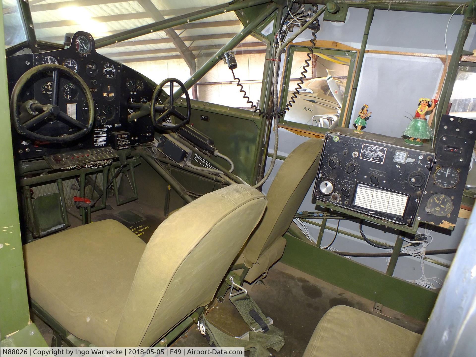 N88026, 1944 Stinson Vultee V77 C/N 77-411, Stinson AT-19 Reliant (Vultee V-77) at the Texas Air Museum Caprock Chapter, Slaton TX  #c