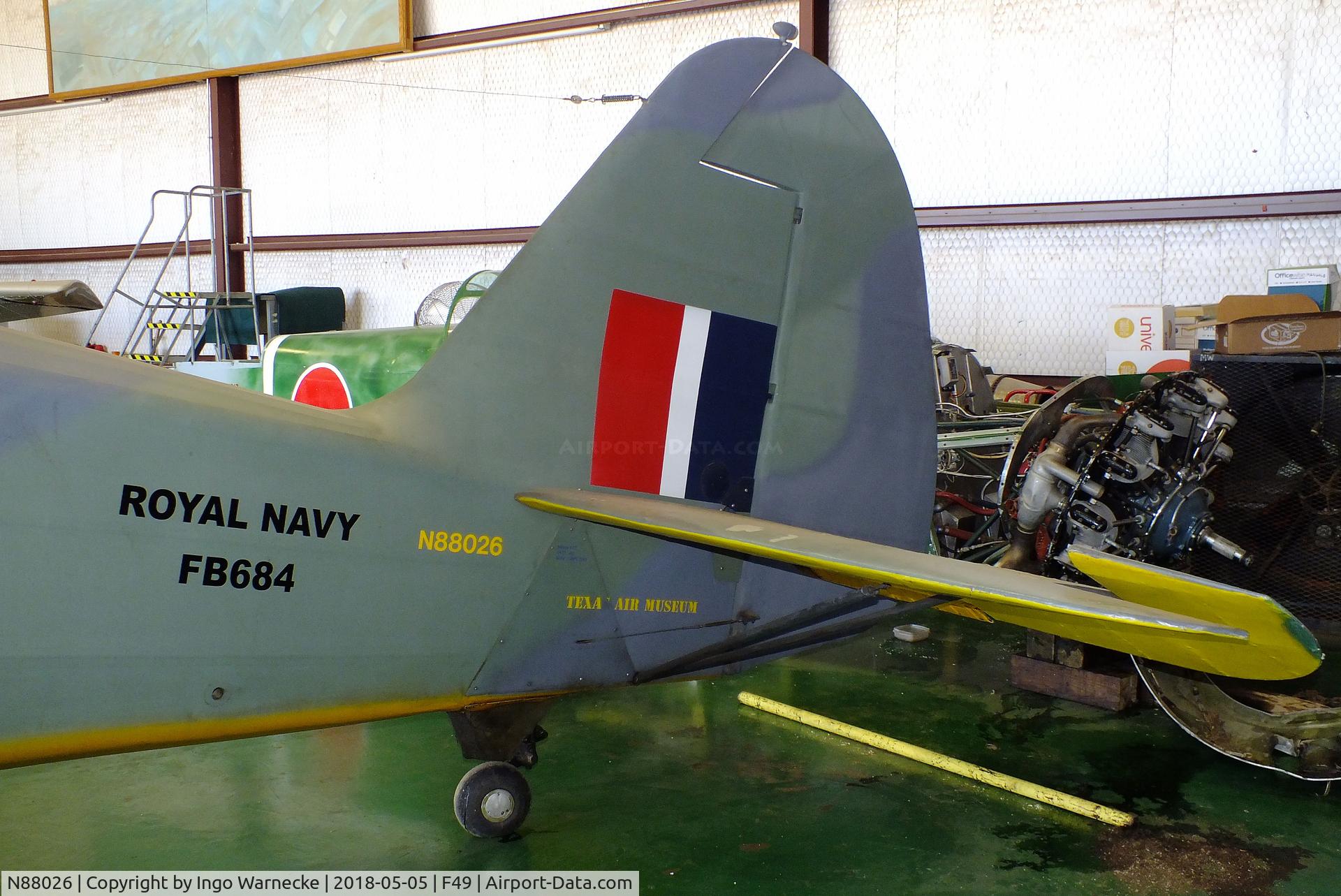 N88026, 1944 Stinson Vultee V77 C/N 77-411, Stinson AT-19 Reliant (Vultee V-77) at the Texas Air Museum Caprock Chapter, Slaton TX