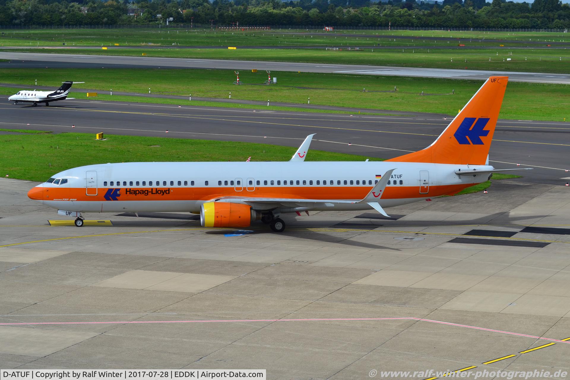 D-ATUF, 2006 Boeing 737-8K5 C/N 34687, Boeing 737-8LK5(W) - X3 TUI TUIfly 'Hapag Lloyd' - 34687 - D-ATUF - 28.07.2017 - CGN