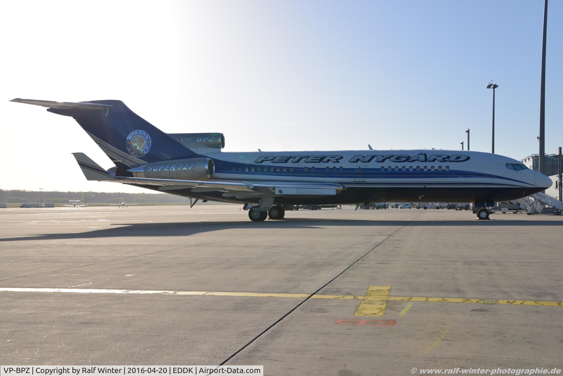 VP-BPZ, 1970 Boeing 727-17(RE) Super 27 C/N 20327, Boeing 727-17RE - Peter Nygard - 20327 - VP-BPZ - 20.04.2016 - CGN