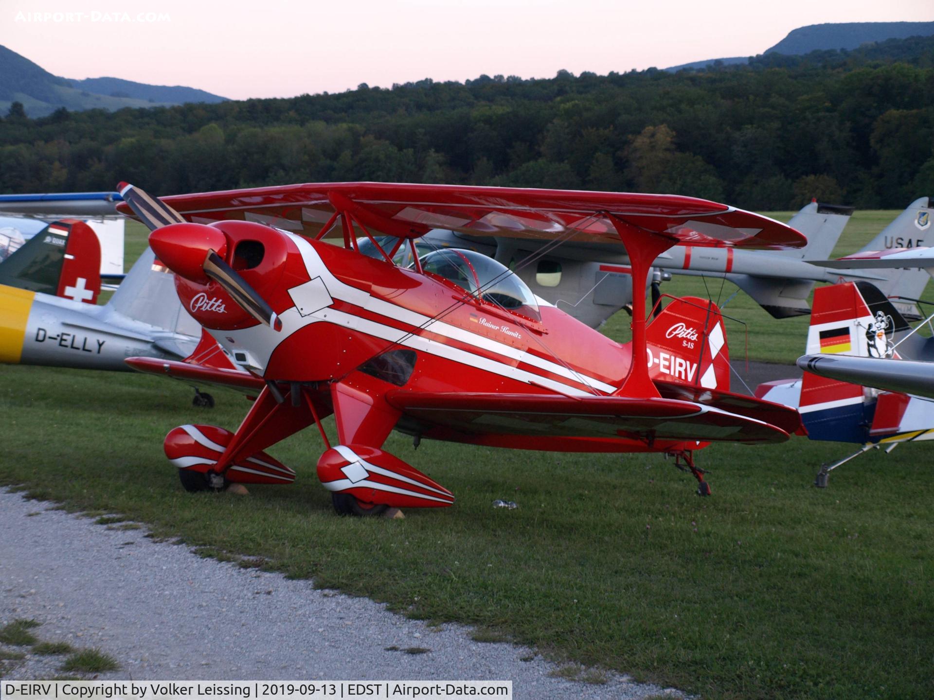 D-EIRV, 1972 Pitts S-1S Special C/N 1-0045, parking at OTT19