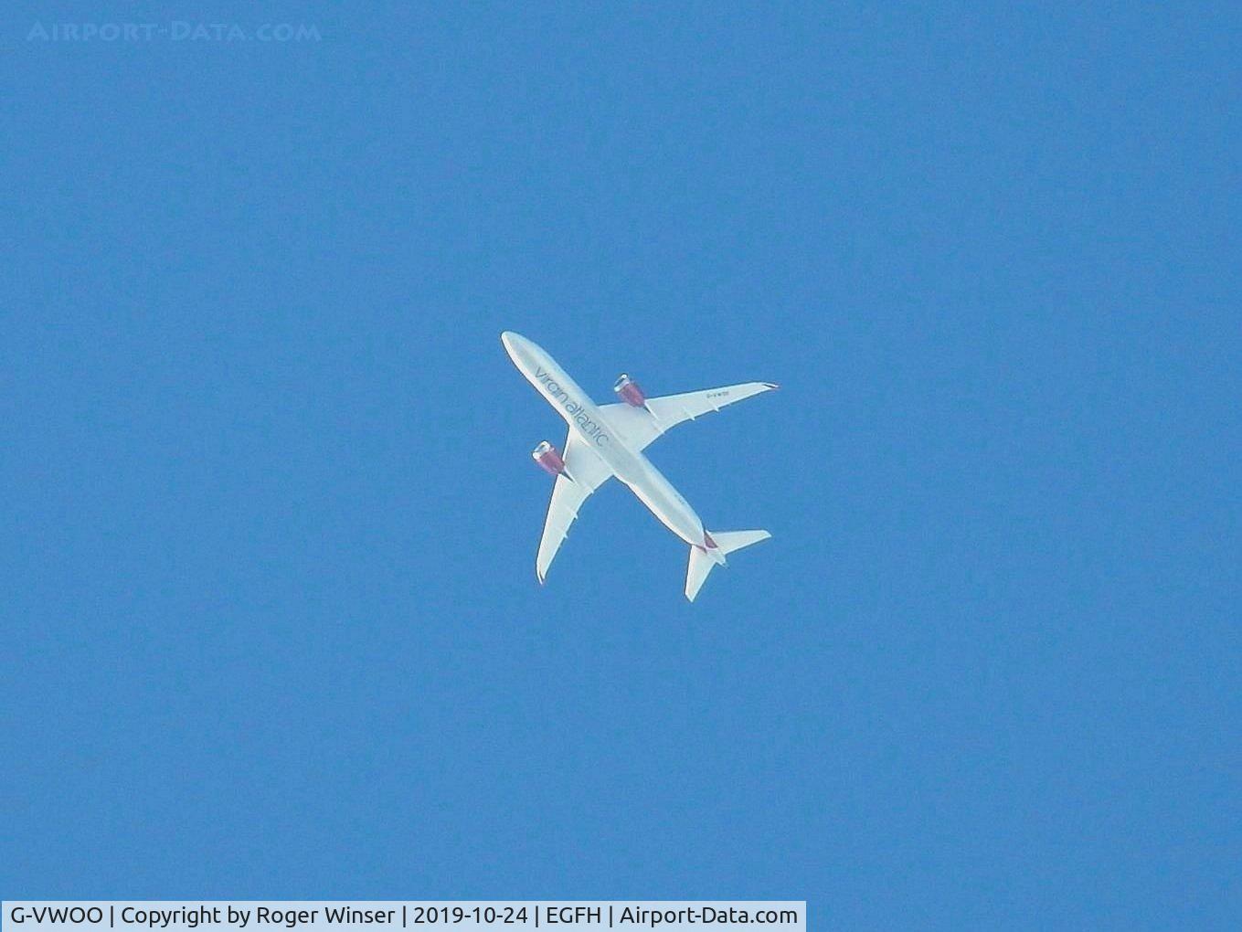 G-VWOO, 2018 Boeing 787-9 Dreamliner Dreamliner C/N 37979, Virgin Atlantic Dreamliner at 33000 feet Eastbound.