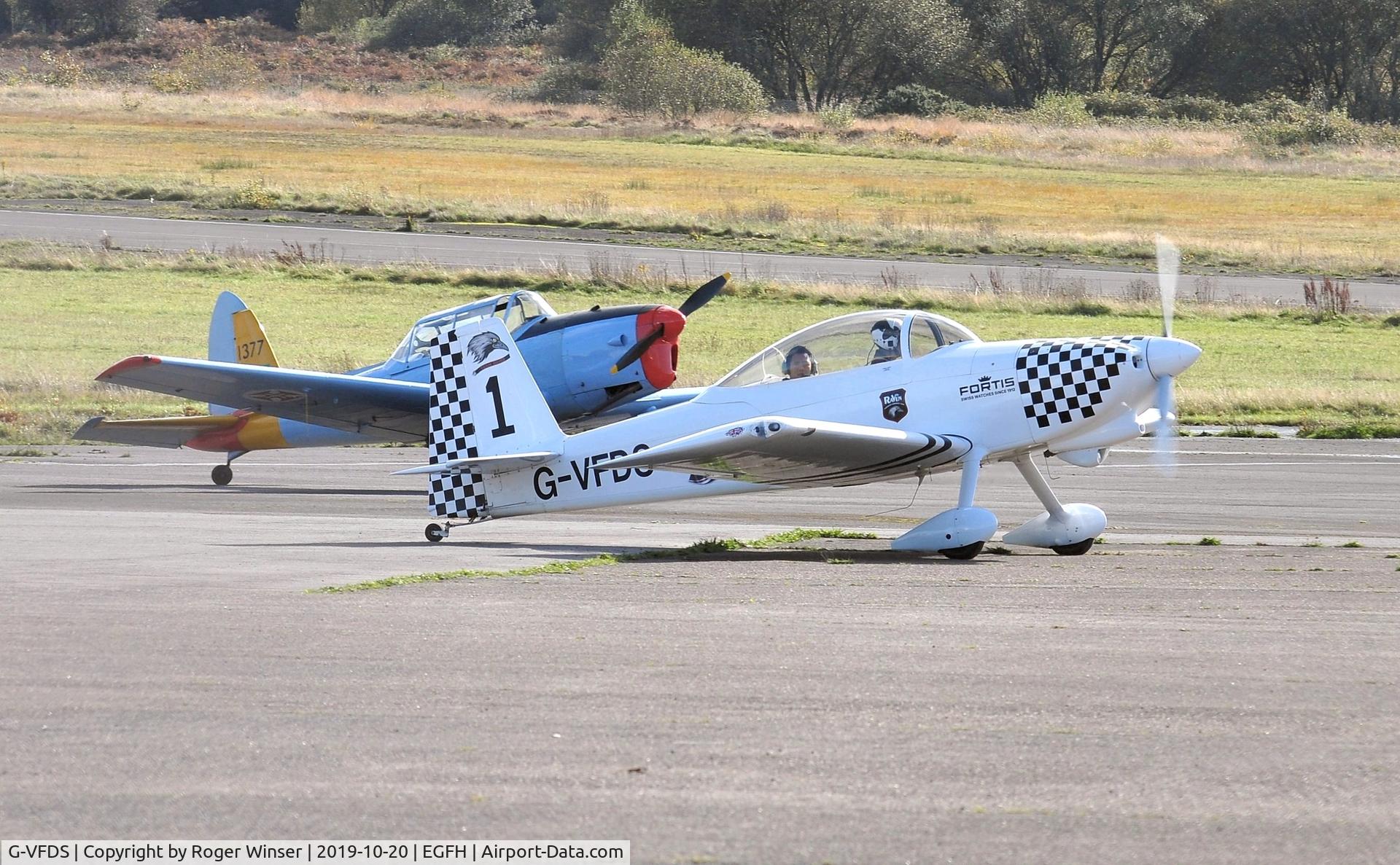 G-VFDS, 2012 Vans RV-8 C/N PFA 303-14637, Raven 1 of Team Raven.